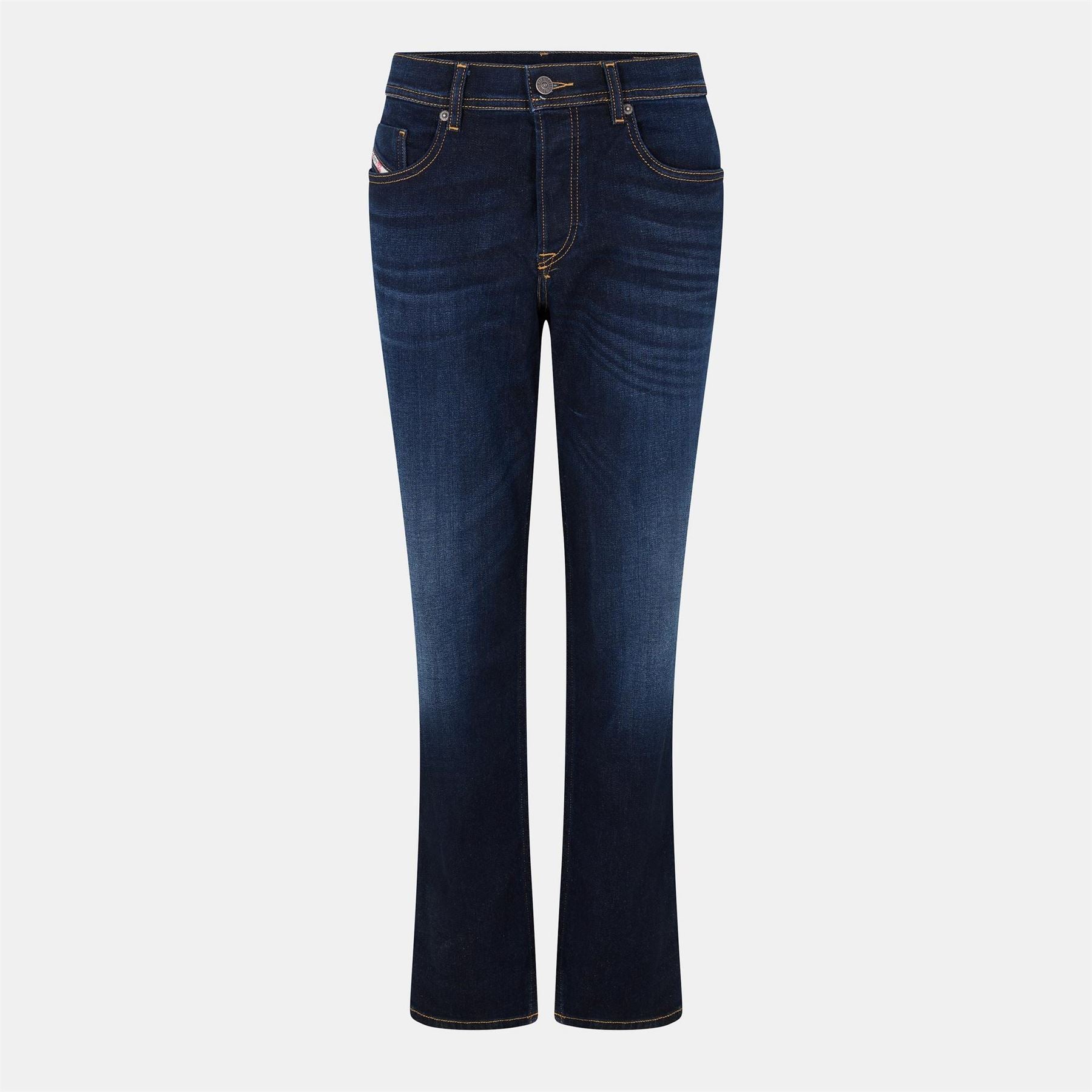 Diesel Five Pocket Tapered Fit Jeans