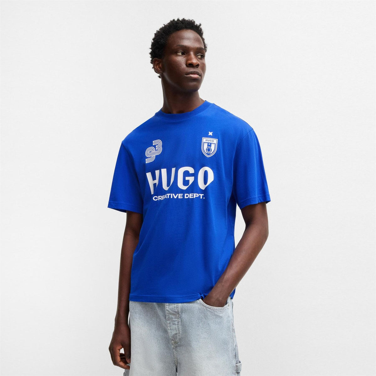 Hugo Large Genie Crew Neck Regular Fit T-Shirt