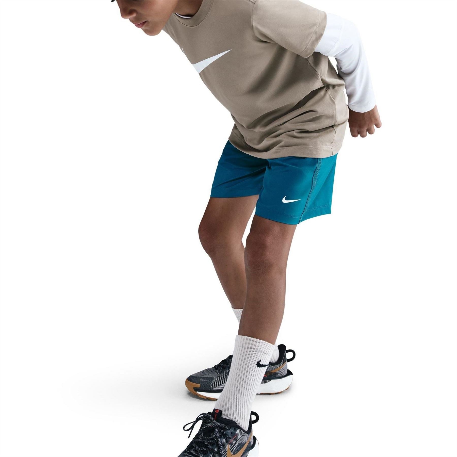Nike Multi Big Kids (boys) Dri Fit Training Shorts