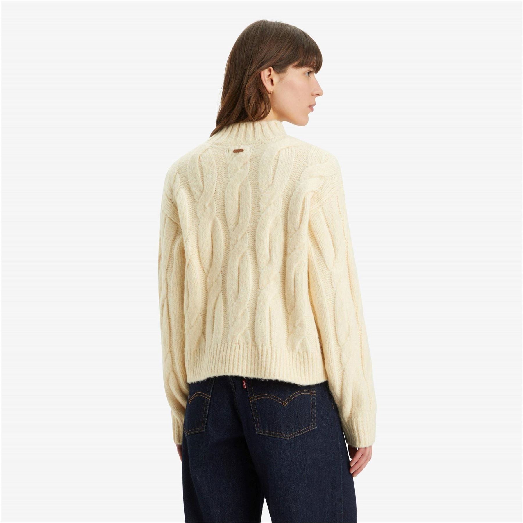 Levis Isabel Cable Mock Neck Relaxed Fit Sweater