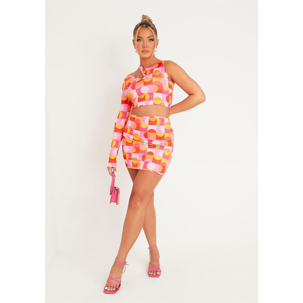 Missy Empire Print Mini Skirt