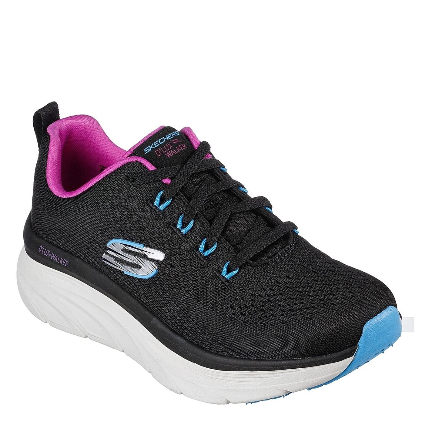 Skechers Womens Dlux Walker   Fresh Finesse Trainers