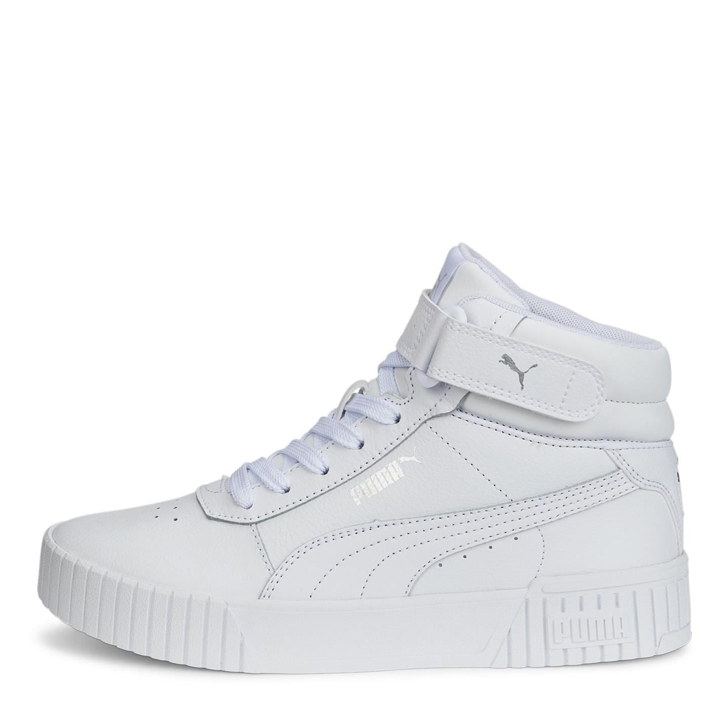 Puma Carina Mid Junior Girls High Top Trainers