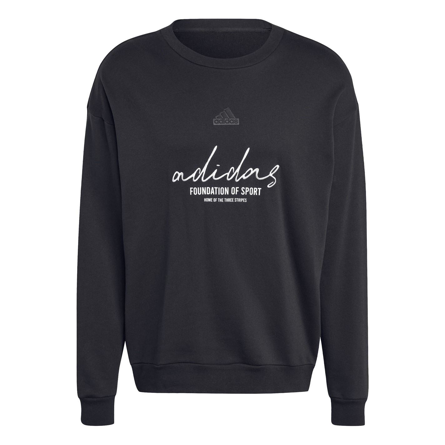 adidas Crew Neck Drop Shoulder Long Sleeve Sweatshirt