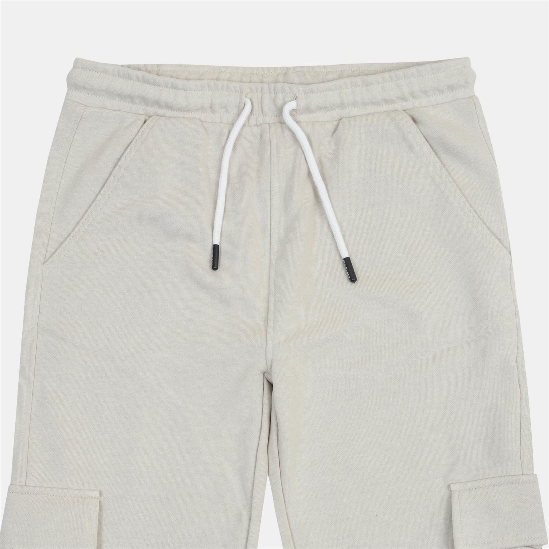 Everlast Wordmark Hooded Neck Sleeveless Sweatshirt and Cargo Shorts Set