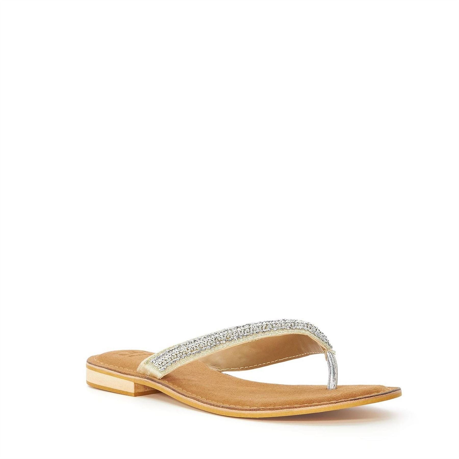 Dune London Beaded Toe Post Sandals