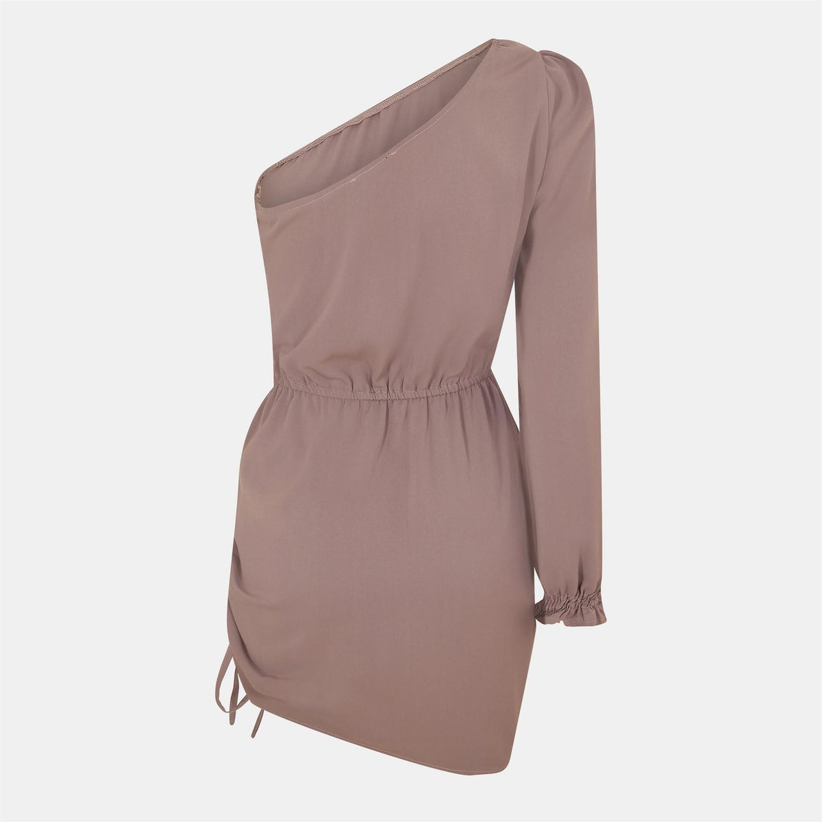 AX Paris One Sleeve Ruched Side Mini Dress
