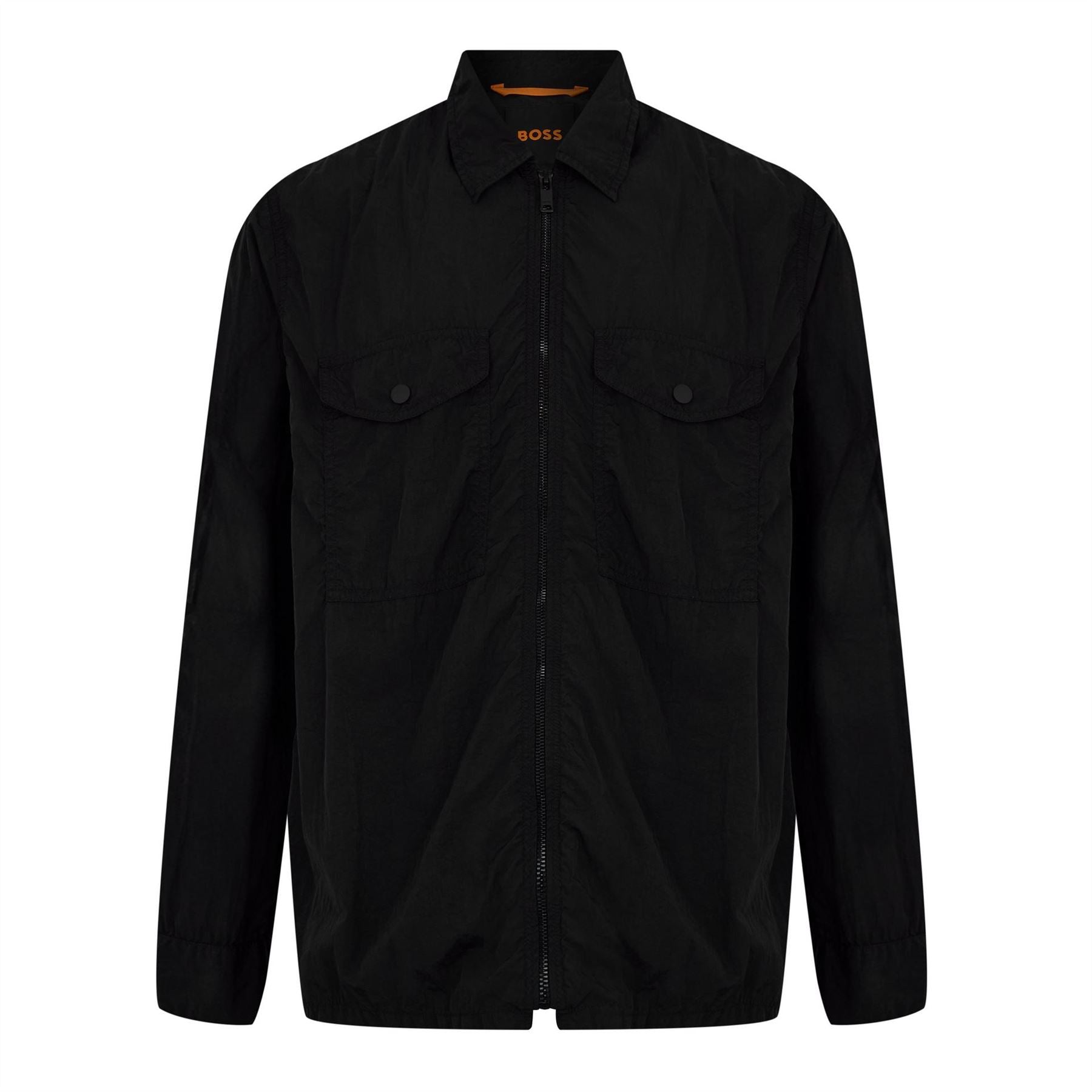 Boss  Orange Zip Long Sleeve Overshirt