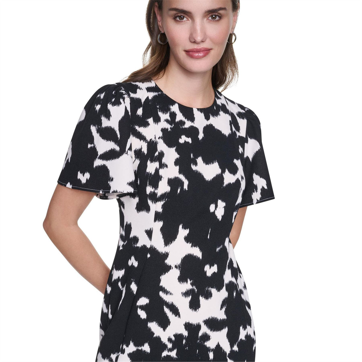 DKNY Scuba Crepe Bodycon Dress