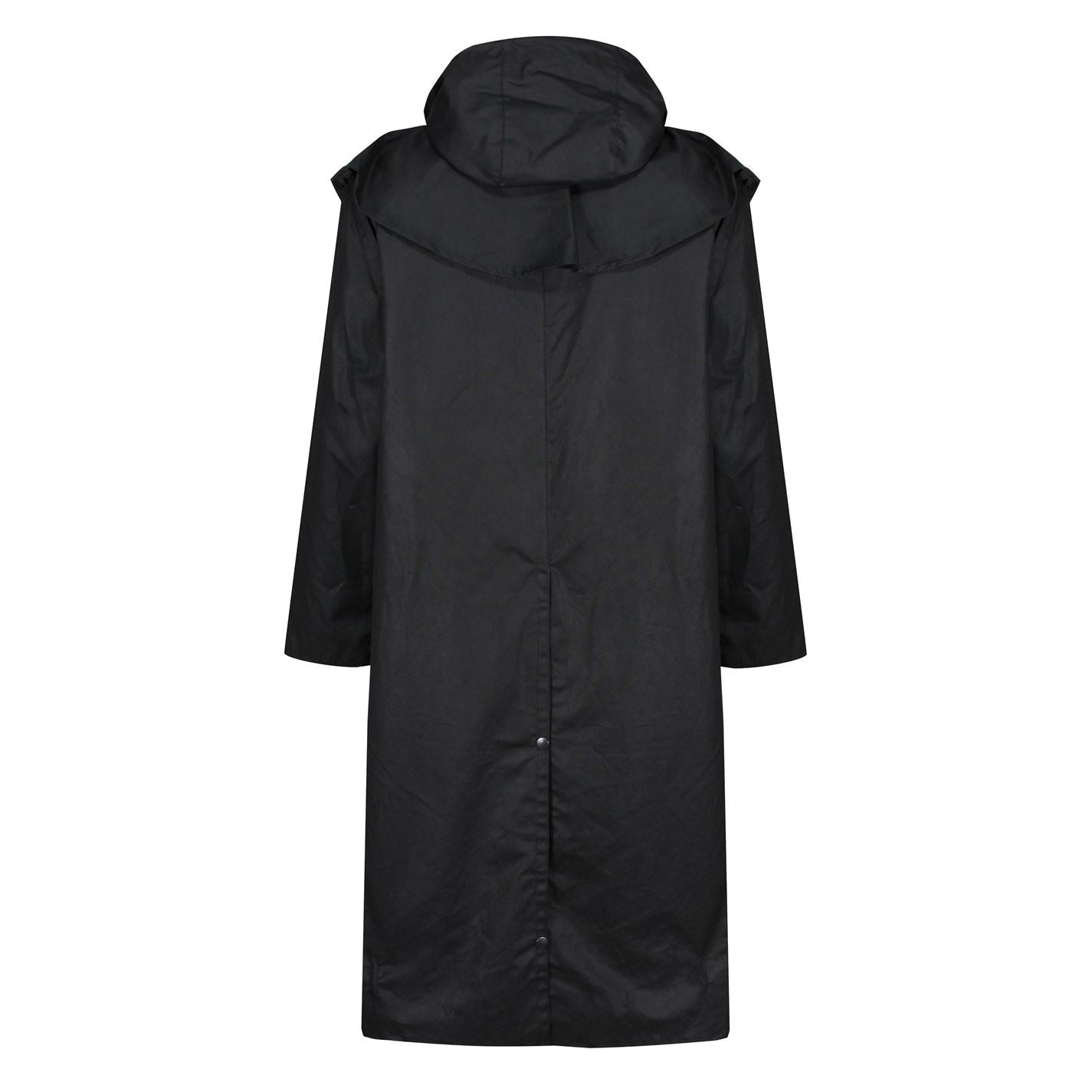 Regatta Solid Patterned Snap Button Hooded Waxed Jacket