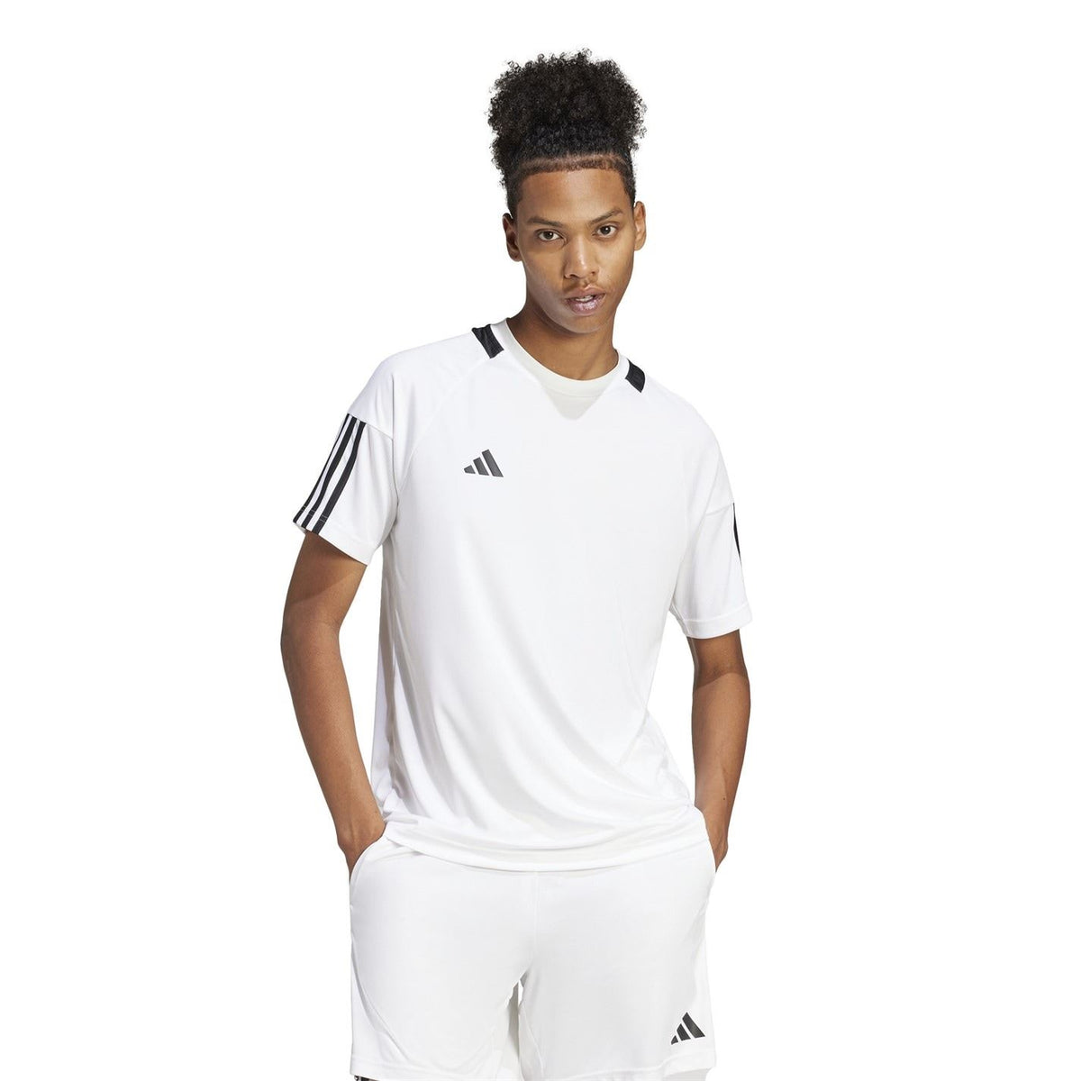 adidas Mens 3 Stripe Sereno T-Shirt