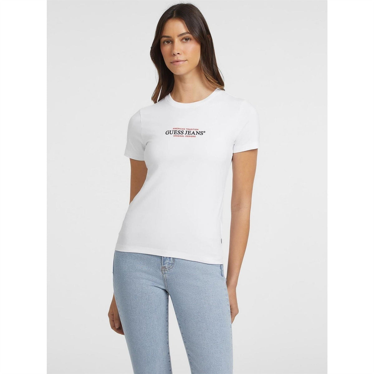 Guess GJ American Cotton Mix Fitted Baby Tee
