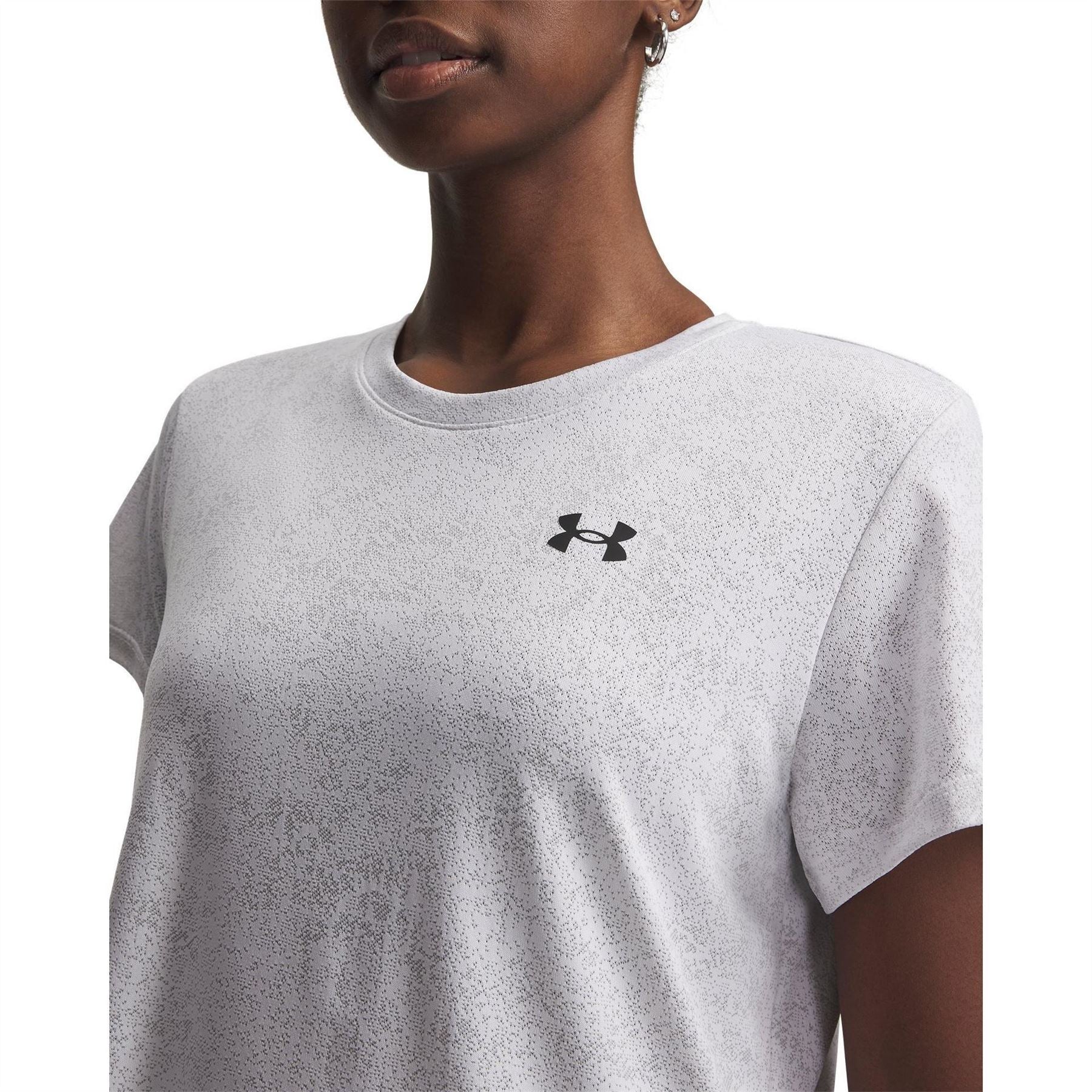 Under Armour Texture Womens Short Sleeve Performance Gym Top
