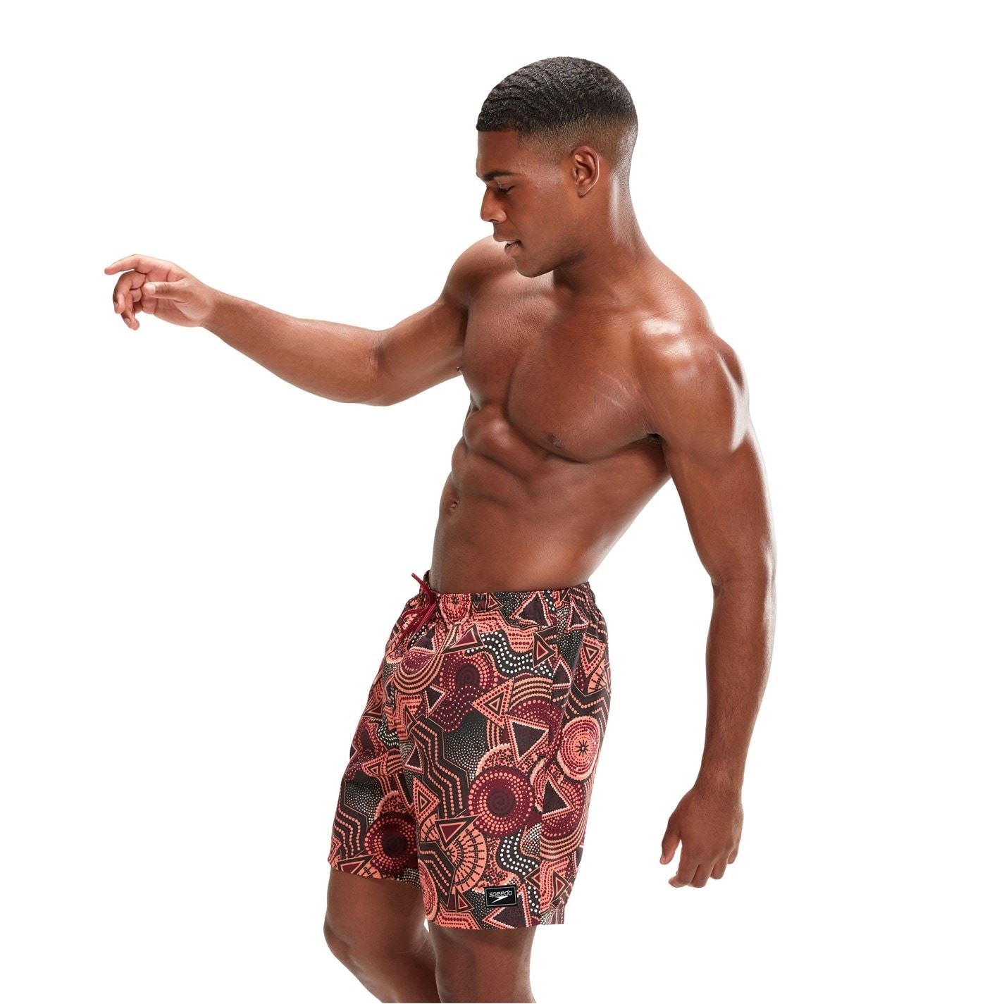 Speedo Mens Digital Printed 18 Inch Swim Shorts