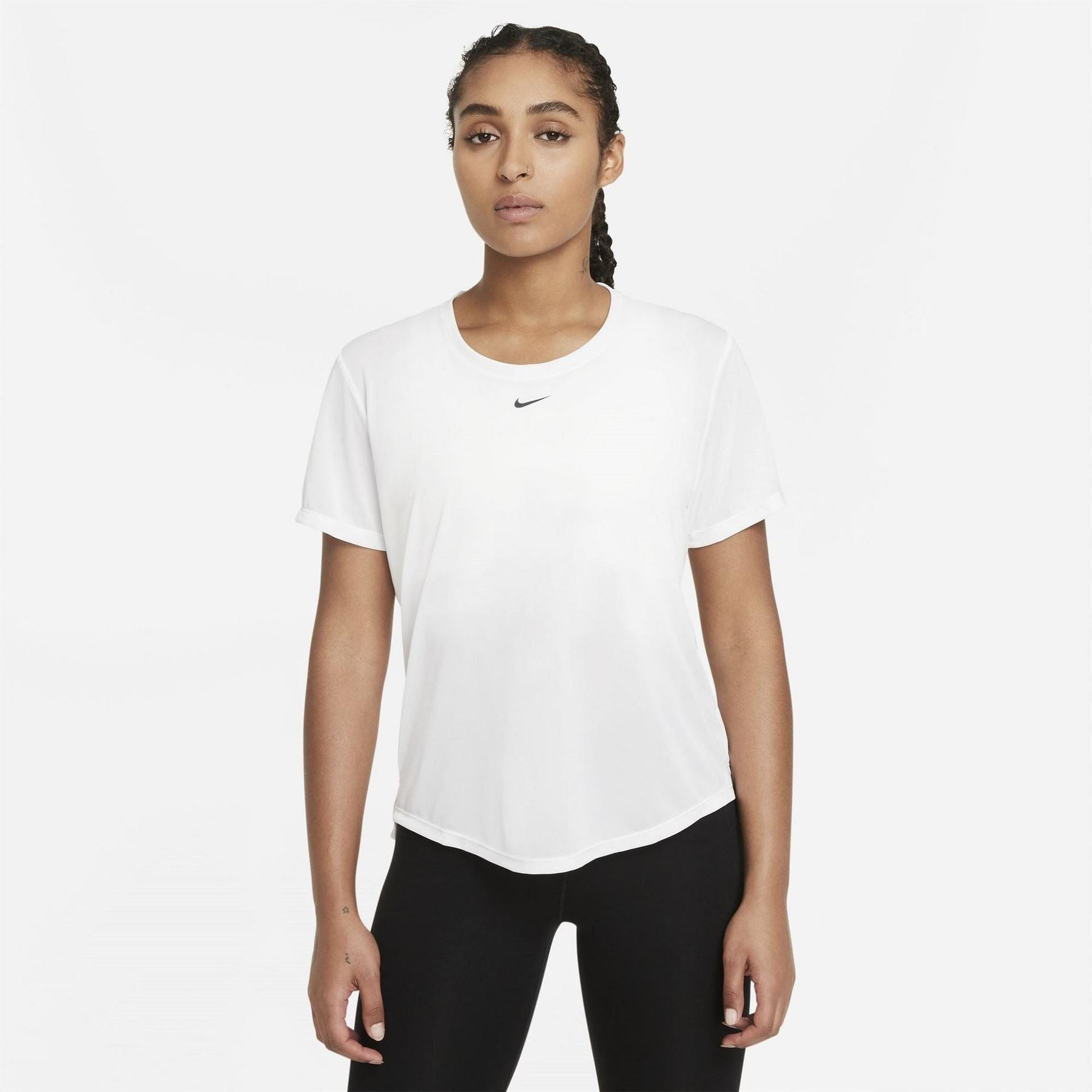 Nike Womens Dri Fit One Standard Fit Short Sleeve Top