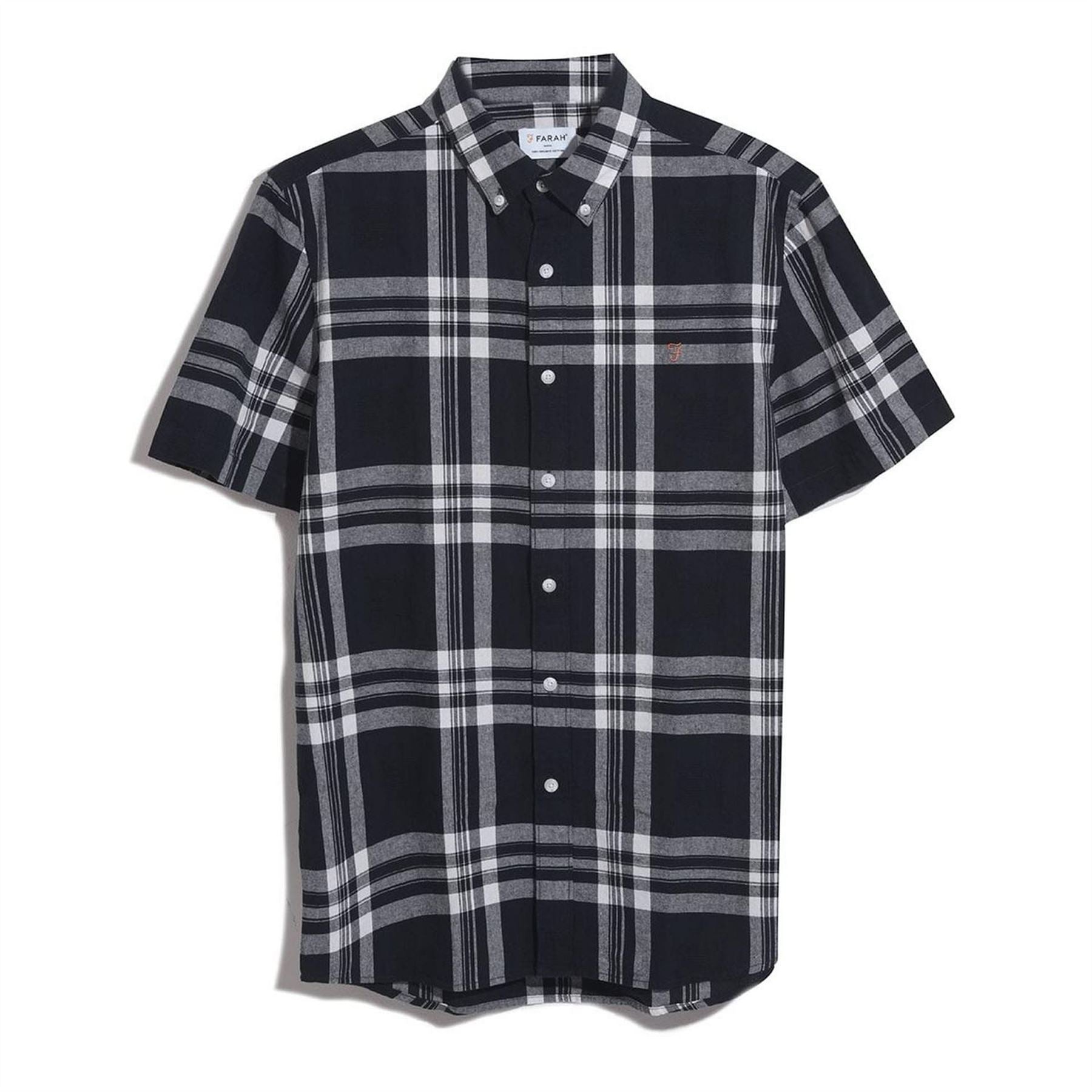 Farah Kele Bold Check Short Sleeve Shirt