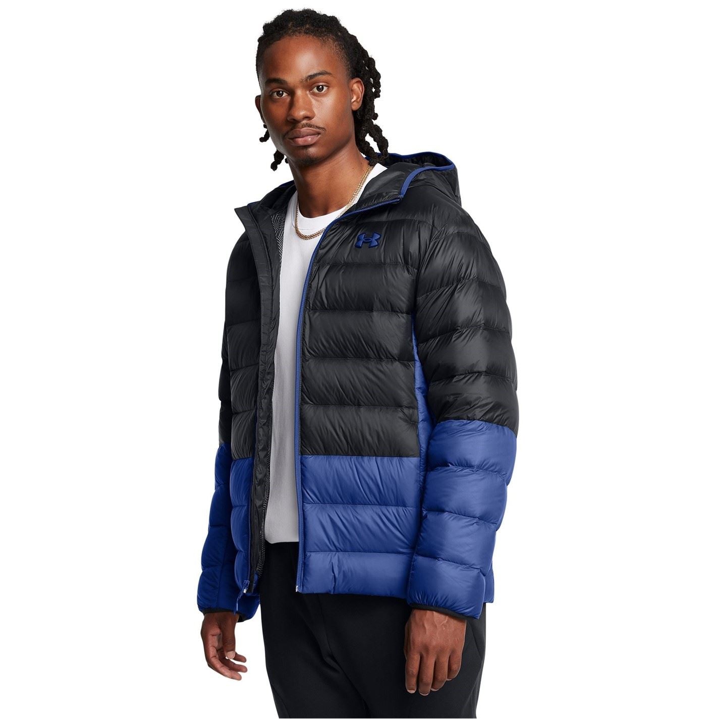 Under Armour Mens Armour Legend Down Hooded Jacket Puffer