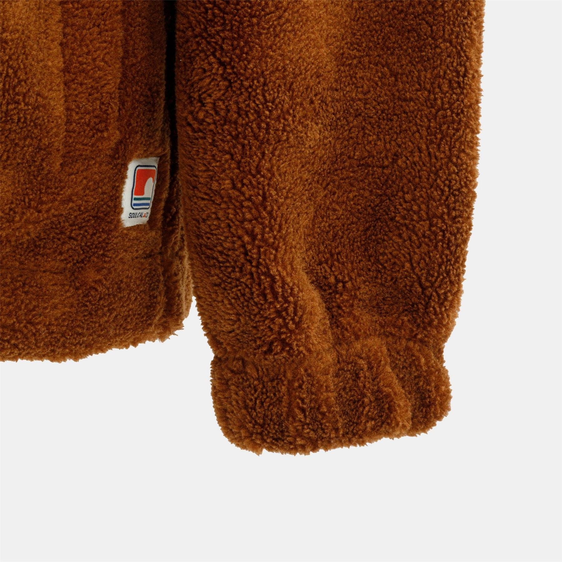 SoulCal Cal Sherpa Hooded Jacket Ladies