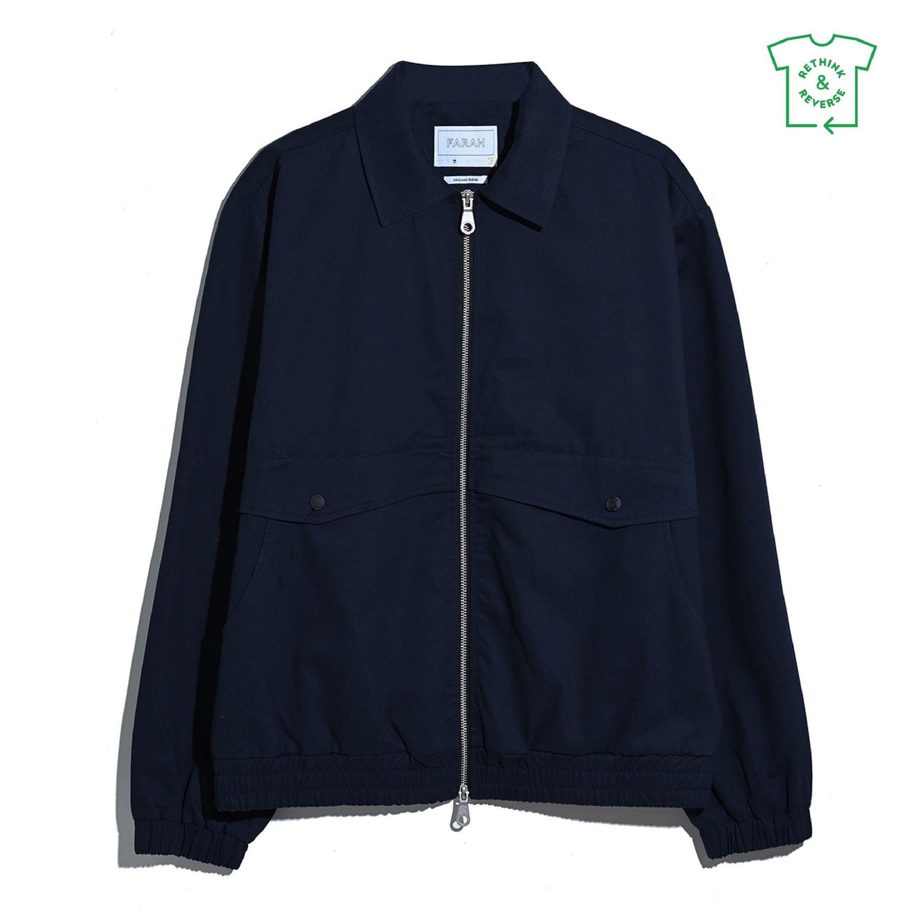 Farah Tyler Solid Patterned Overshirt