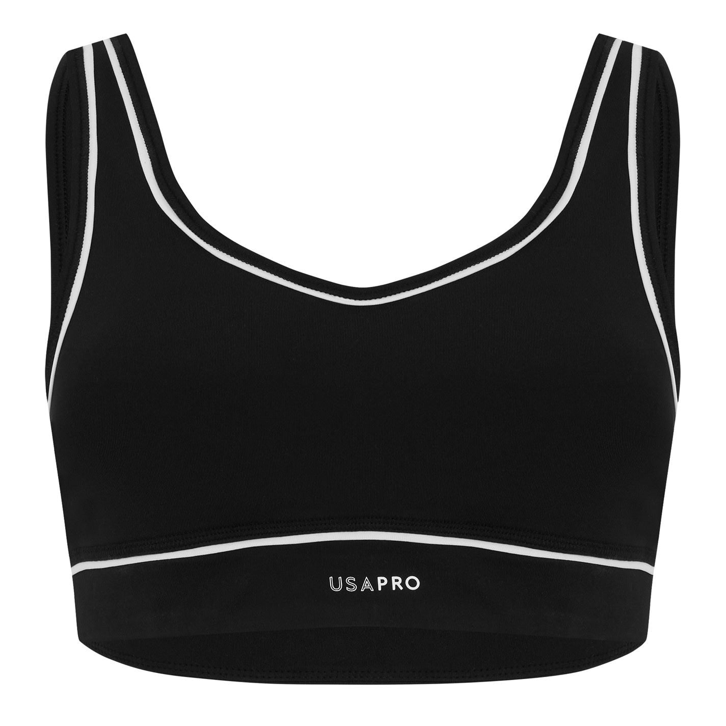 USA Pro Sophie Habboo Piping Cropped Snug Fit Bra