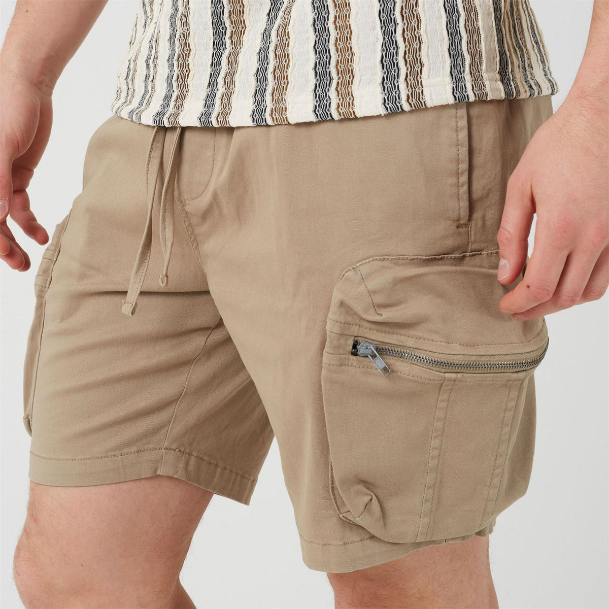Brave Soul Cotton Twill Chino Shorts