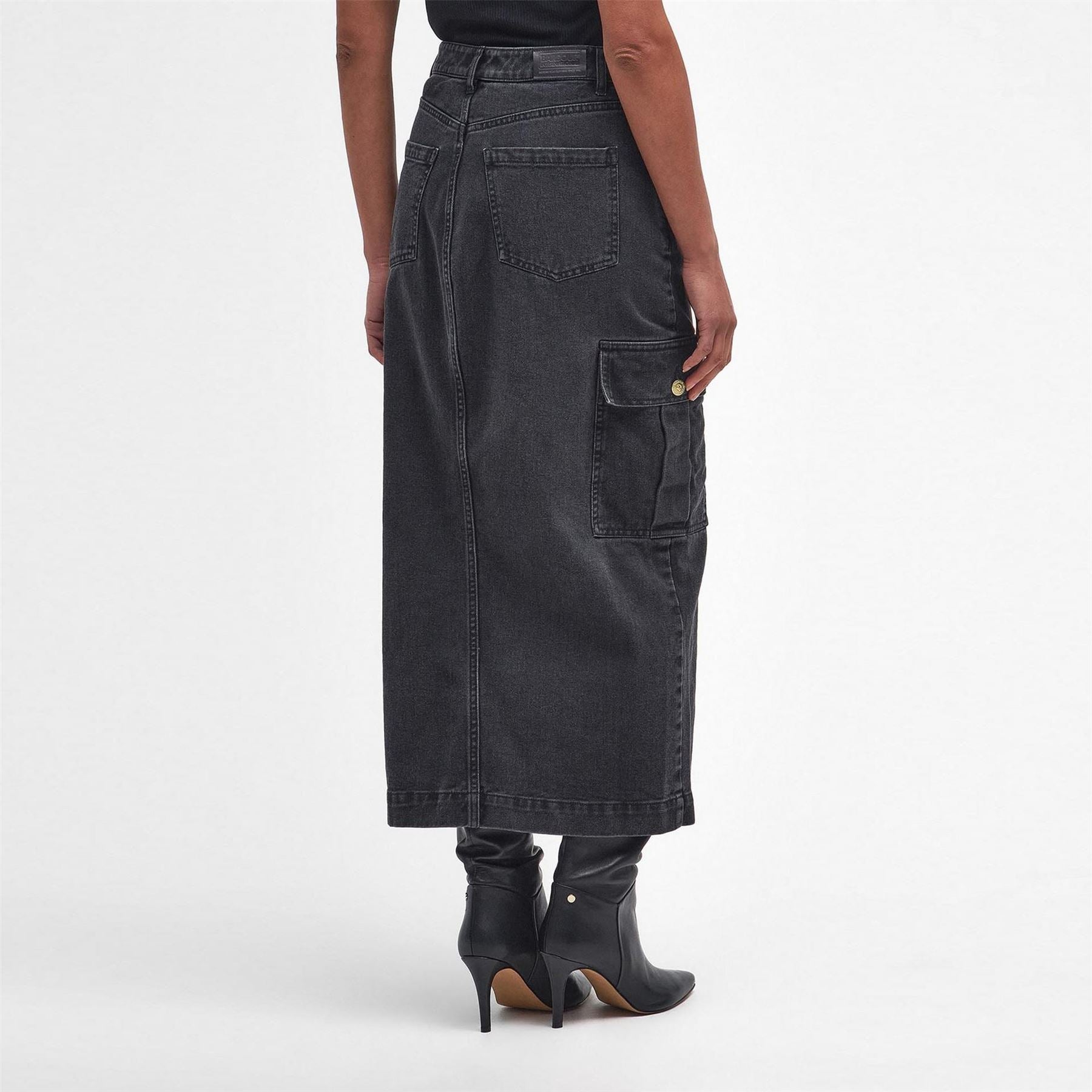 Barbour International Cargo Midi Skirt