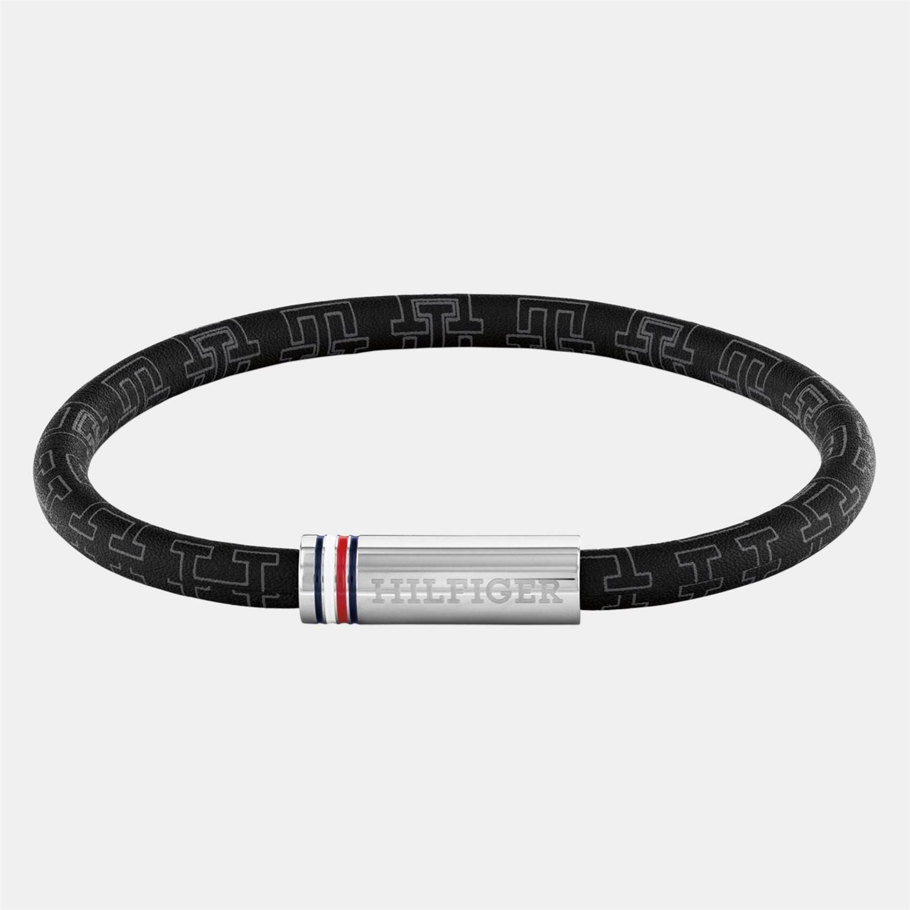 Tommy Hilfiger Hilfiger Men’s Cord Leather Bracelet