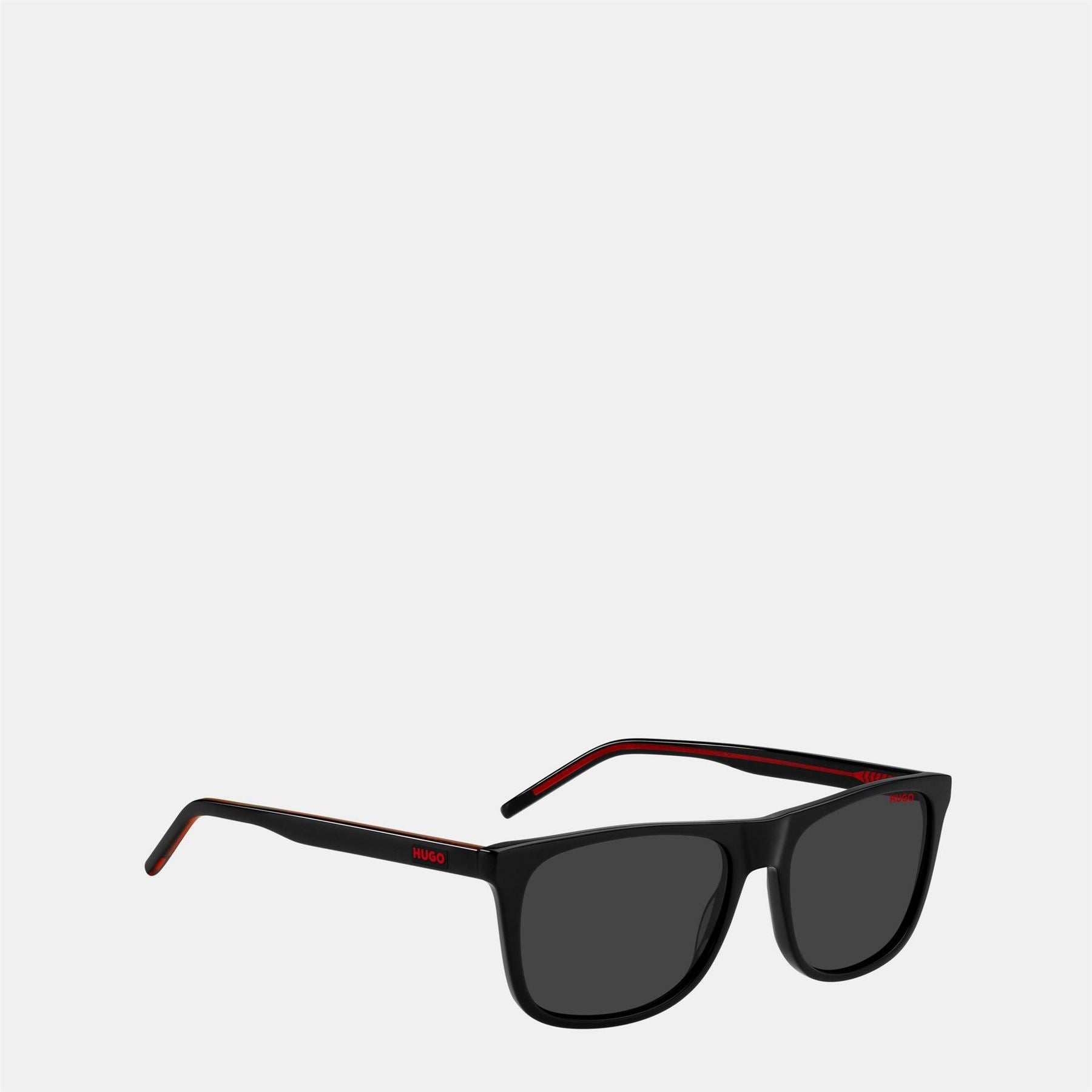 Hugo Logo Detailed Square Sunglasses