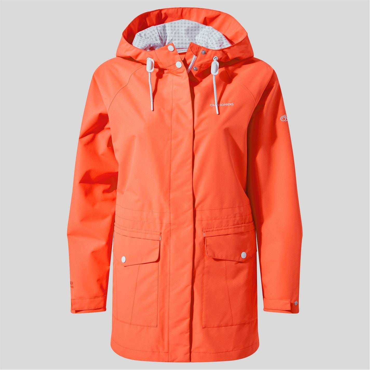 Craghoppers Lilah Hooded Rain Jacket with Elasticated Cuff