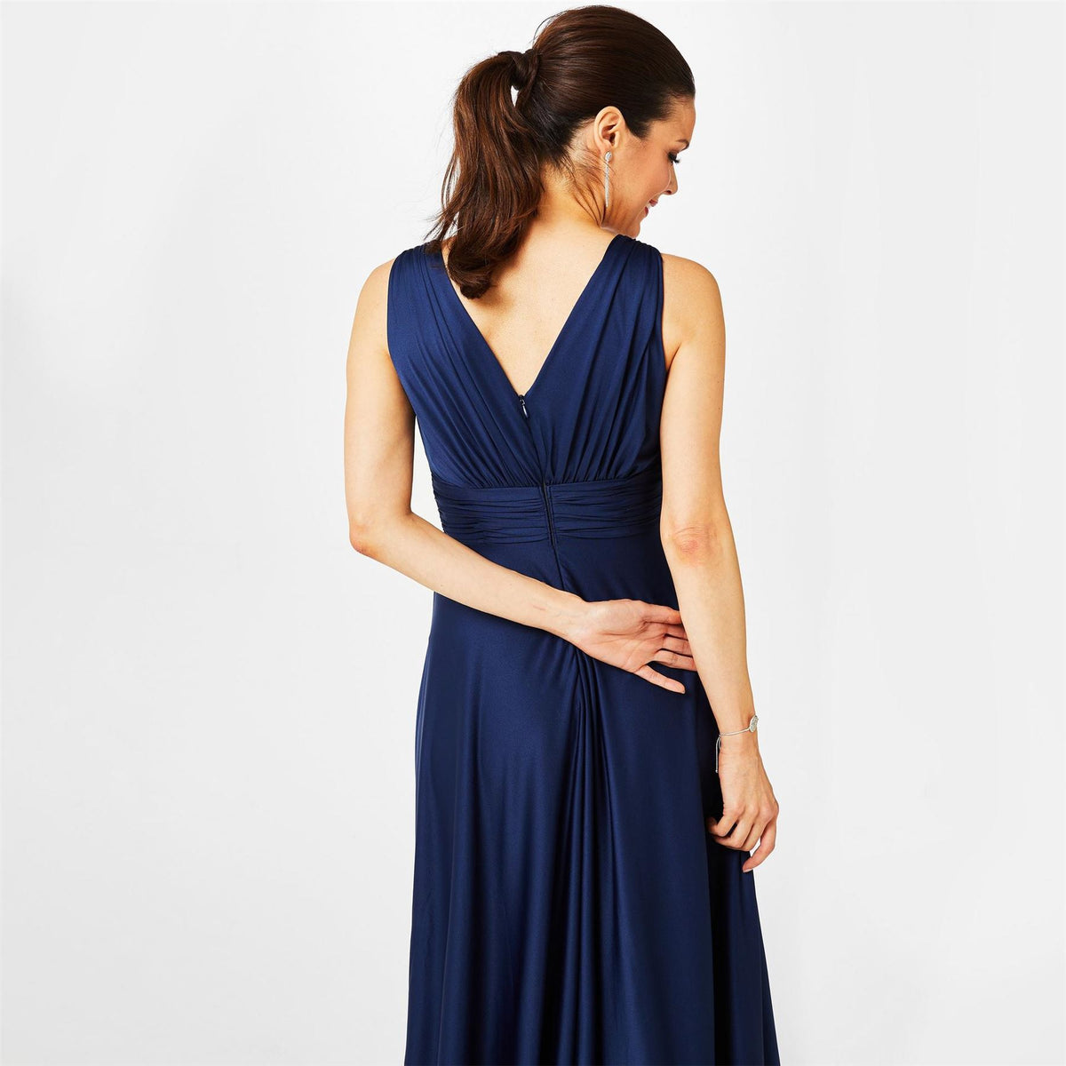 Biba Deep V Maxi Dress