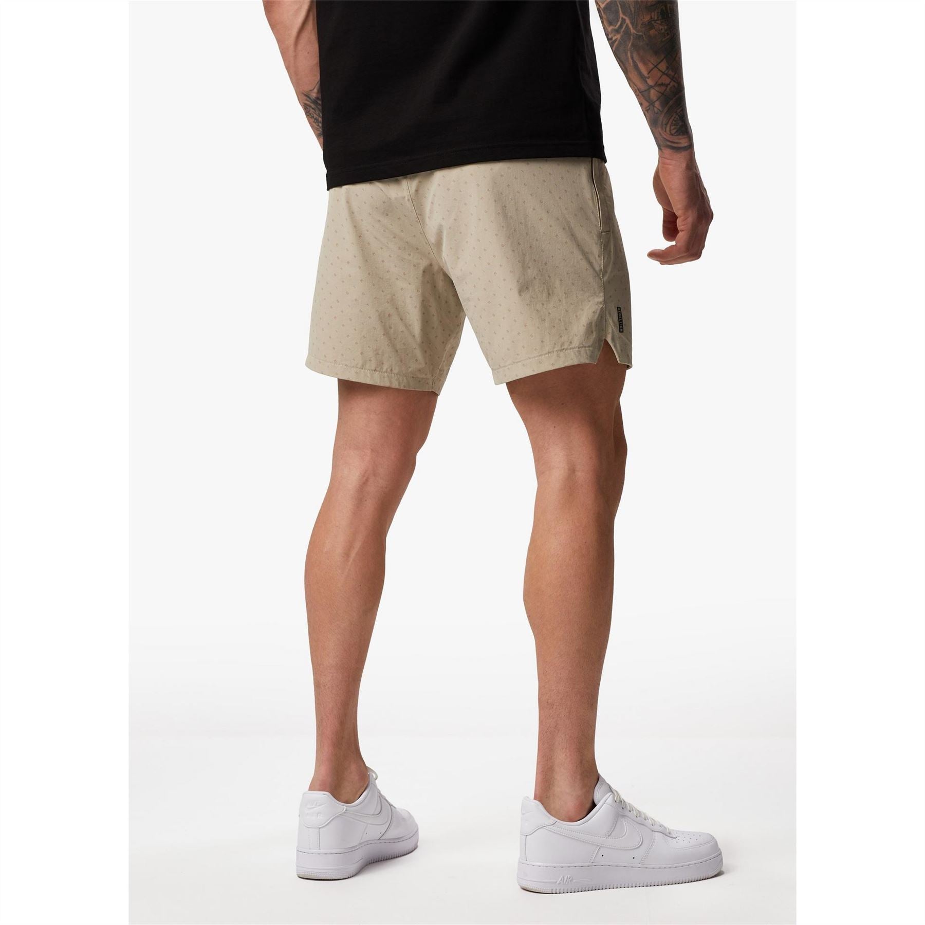Gym King Camo Bermuda Shorts with Lettering