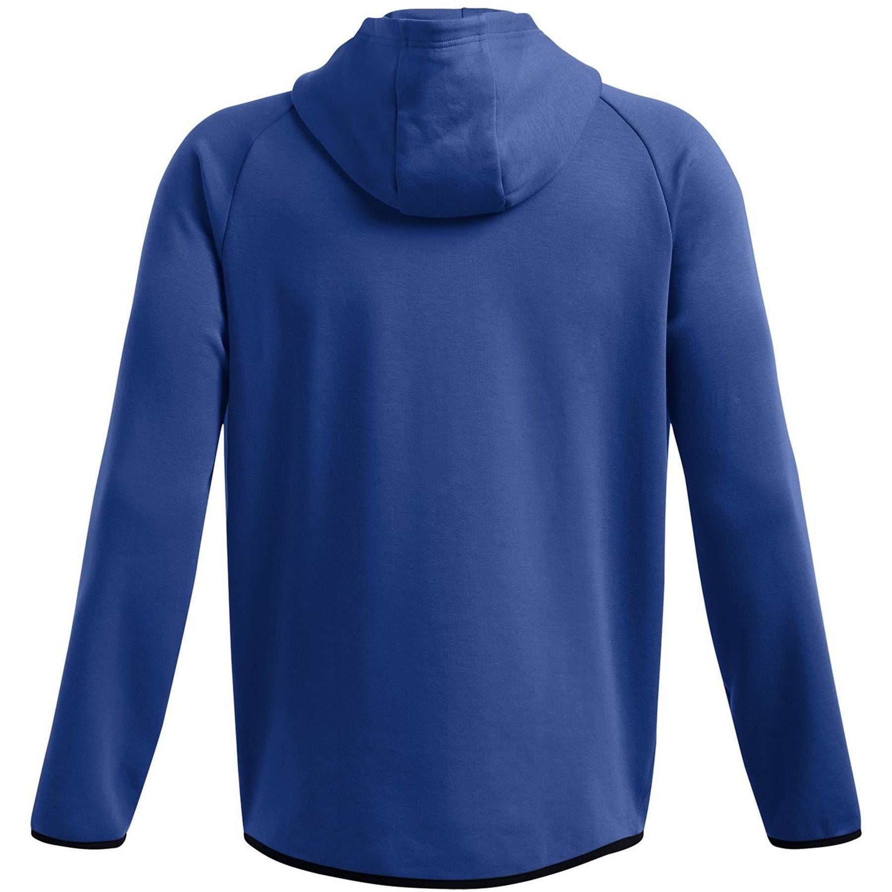 Under Armour Solid Patterned Hooded Neck Ribbed Cuff Full Zipper Sweat Jacket