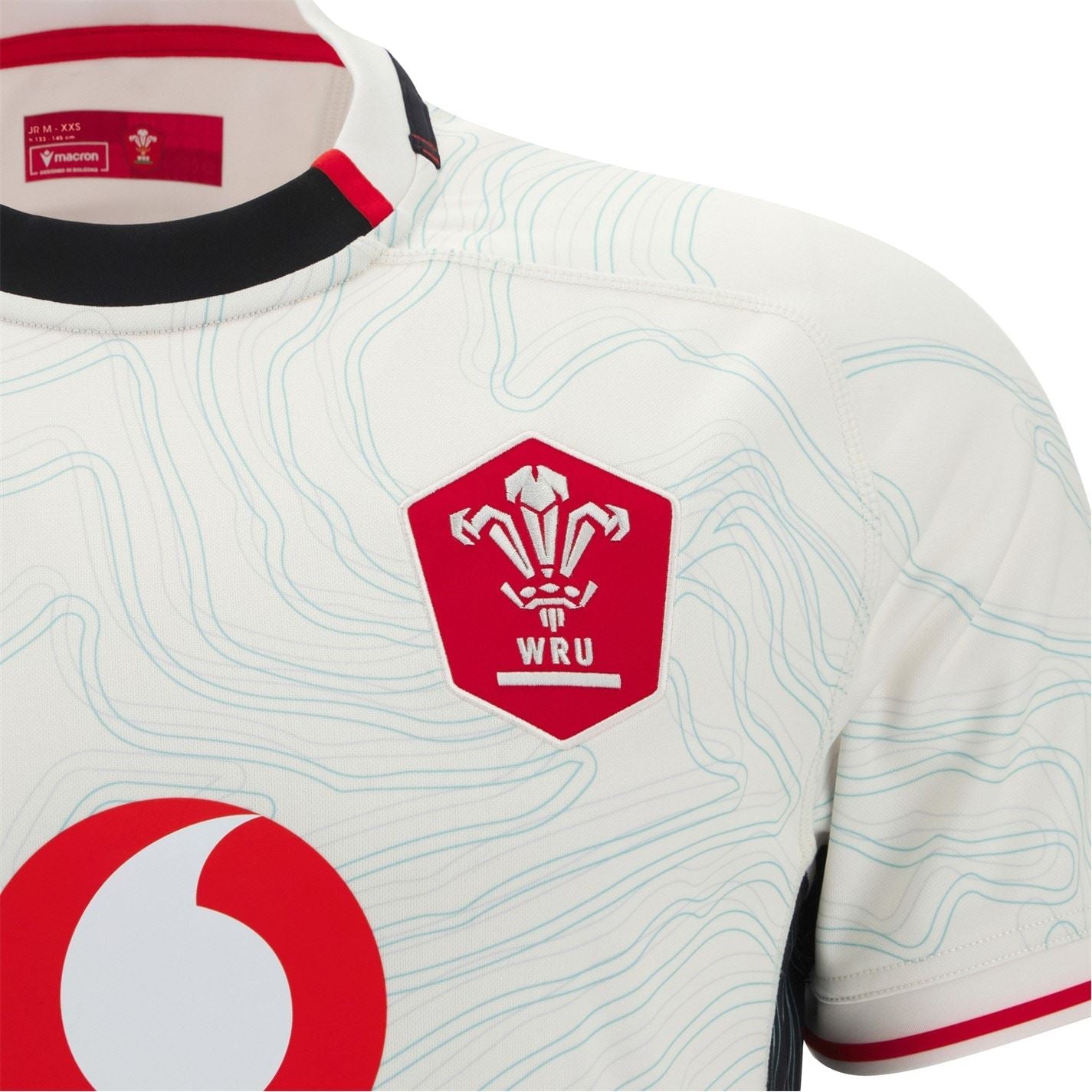 Macron Wales Rugby Union Away Shirt 2025 Juniors