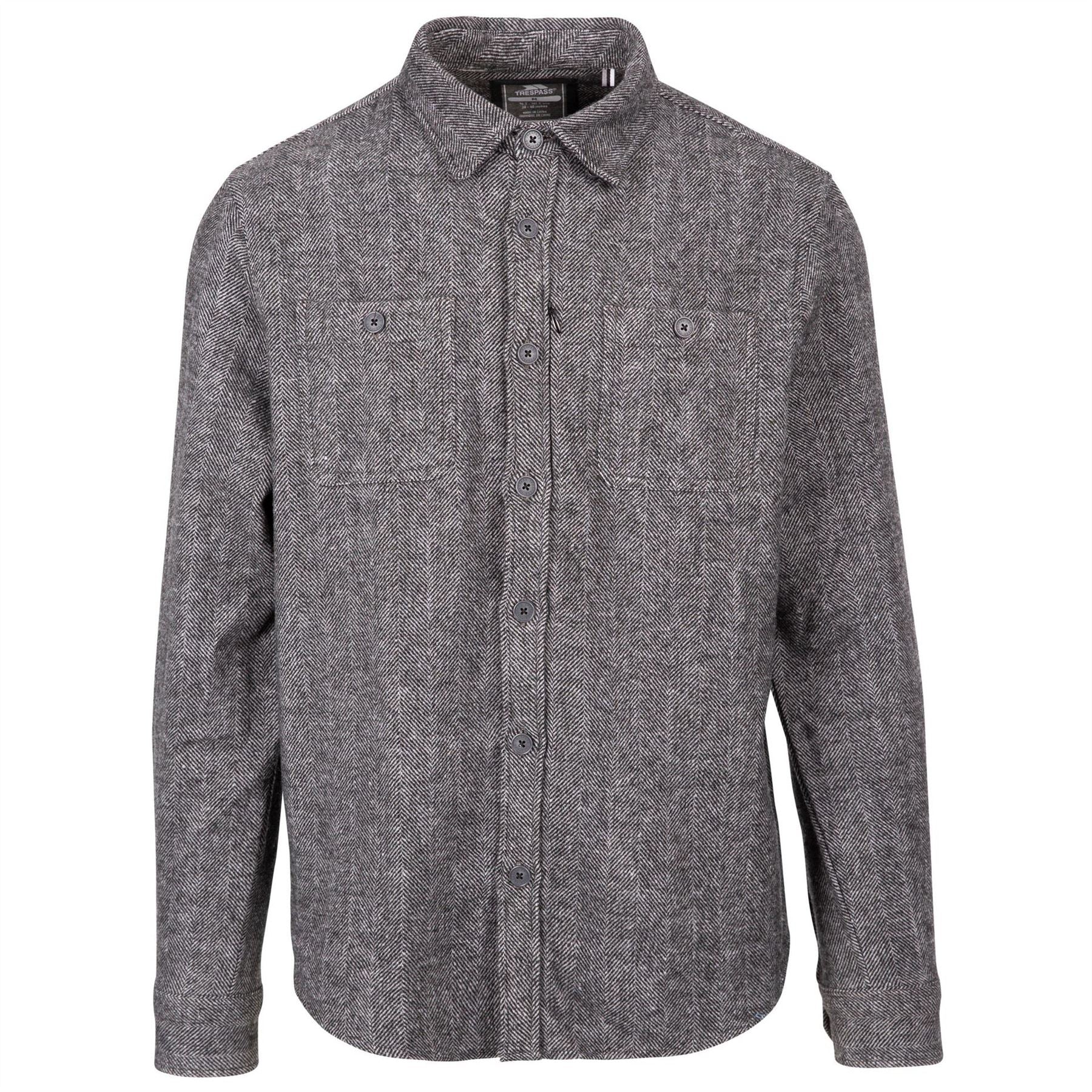 Trespass Collared Neck Long Sleeve Shirt