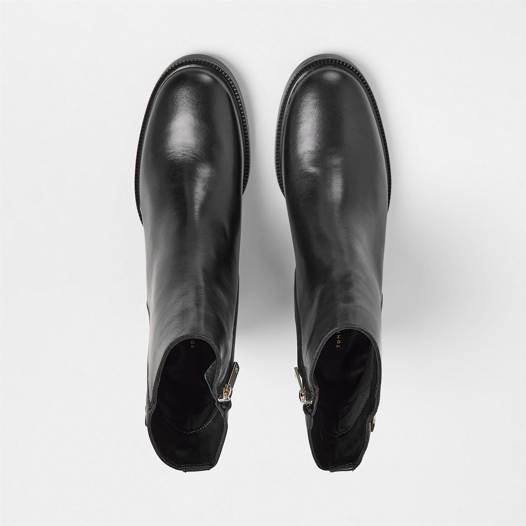 Tommy Hilfiger Stacked Ankle Boots with Block Heel