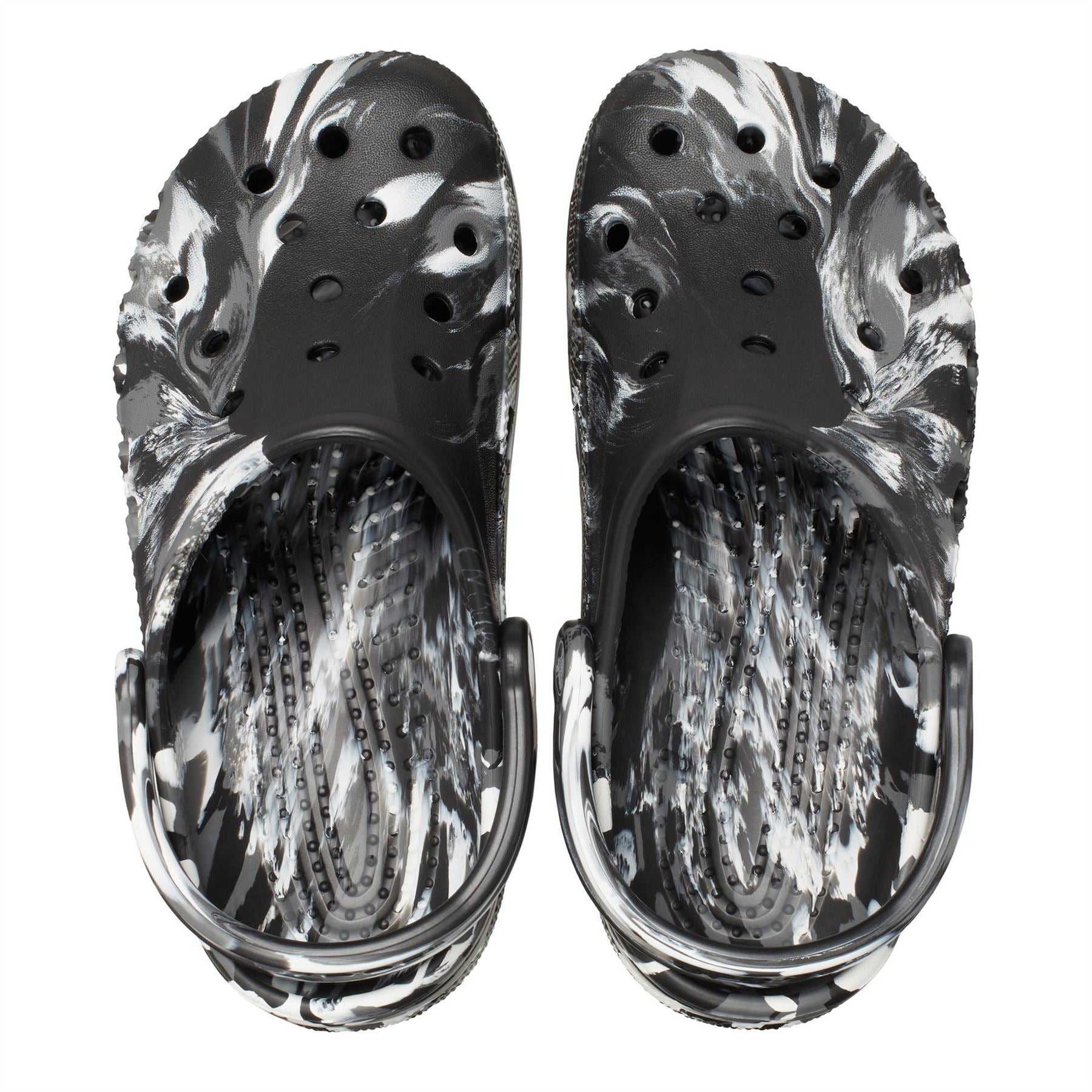 Crocs Baya Marble Patterned Clogs
