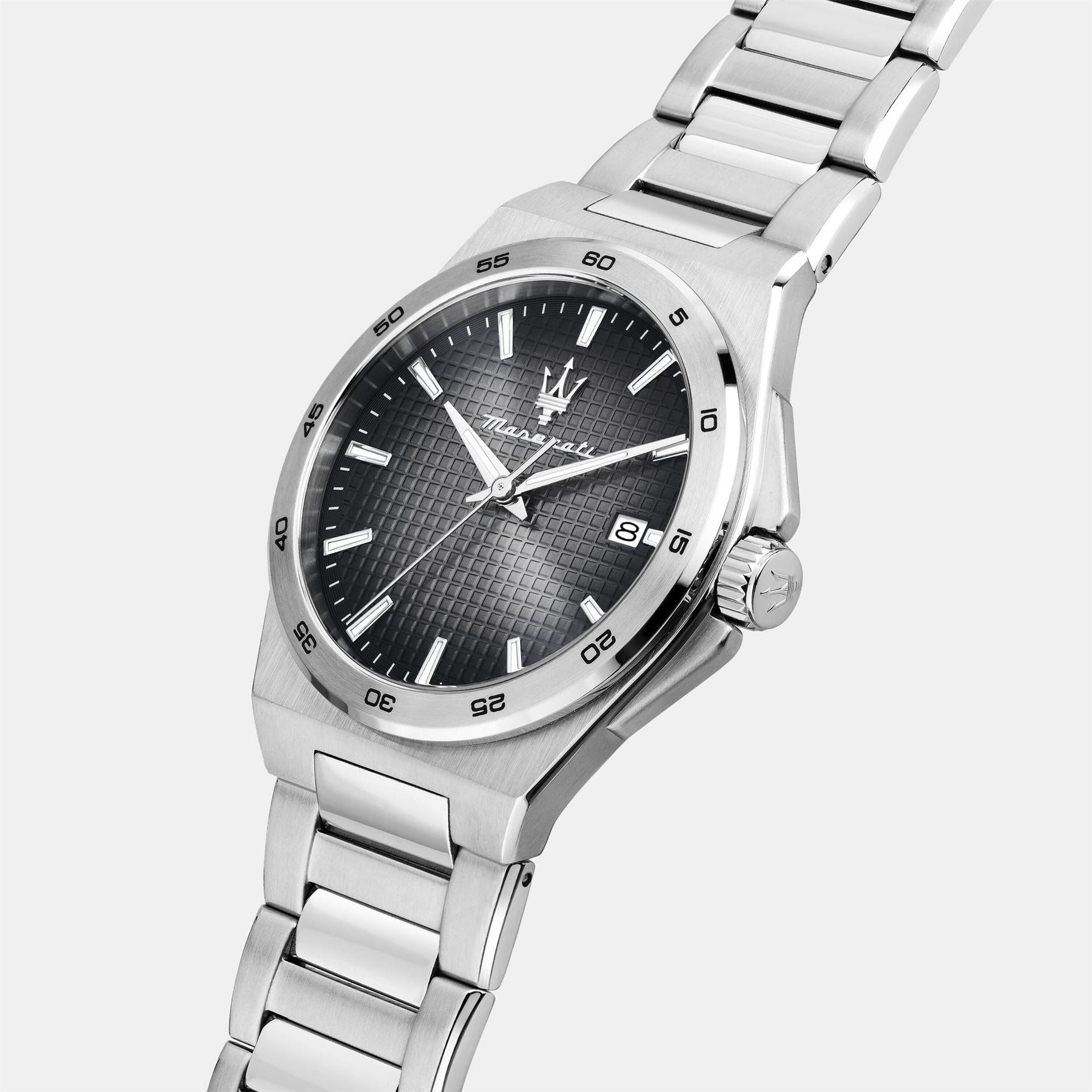 Maserati Velocita Dress Analogue Alligator Leather Strap Watch