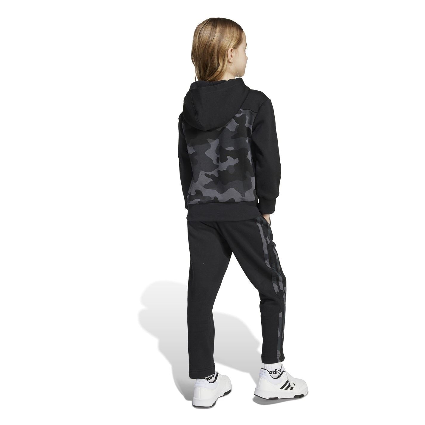 adidas Essentials Allover Print Hoodie Set Kids