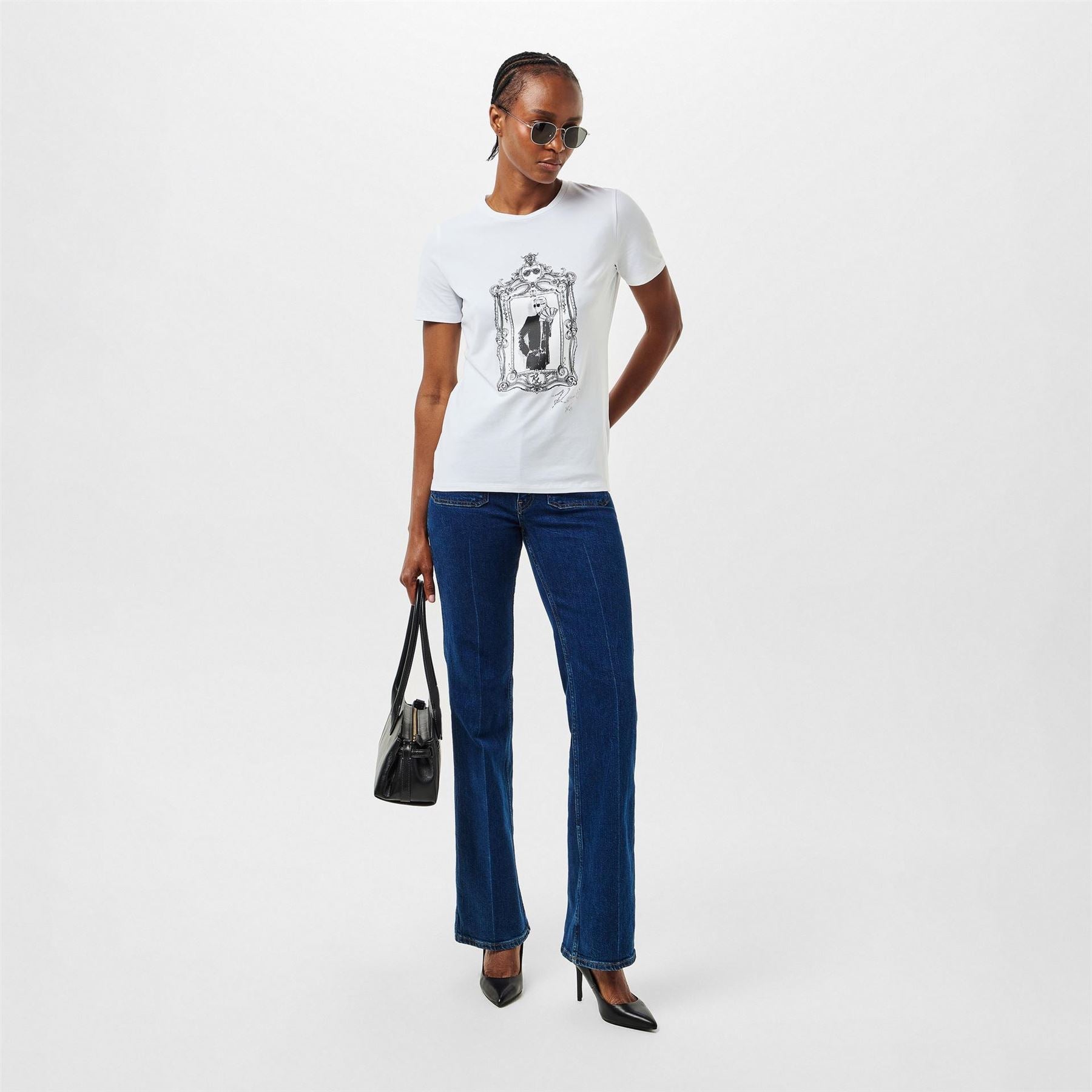 Karl Lagerfeld Crew Neck Short Sleeve T-Shirt