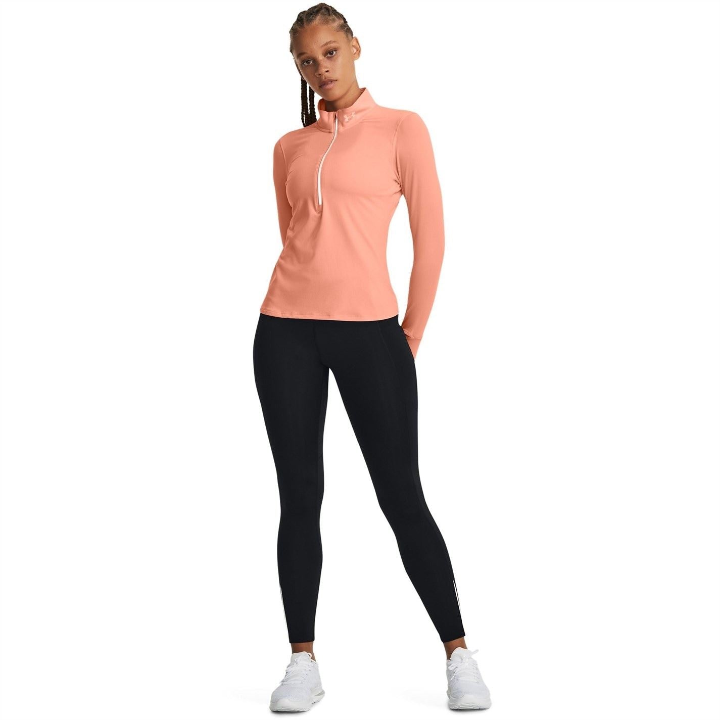 Under Armour Qualifier Run Half Zip Long Sleeve Slim Fit Performance Running Jacket