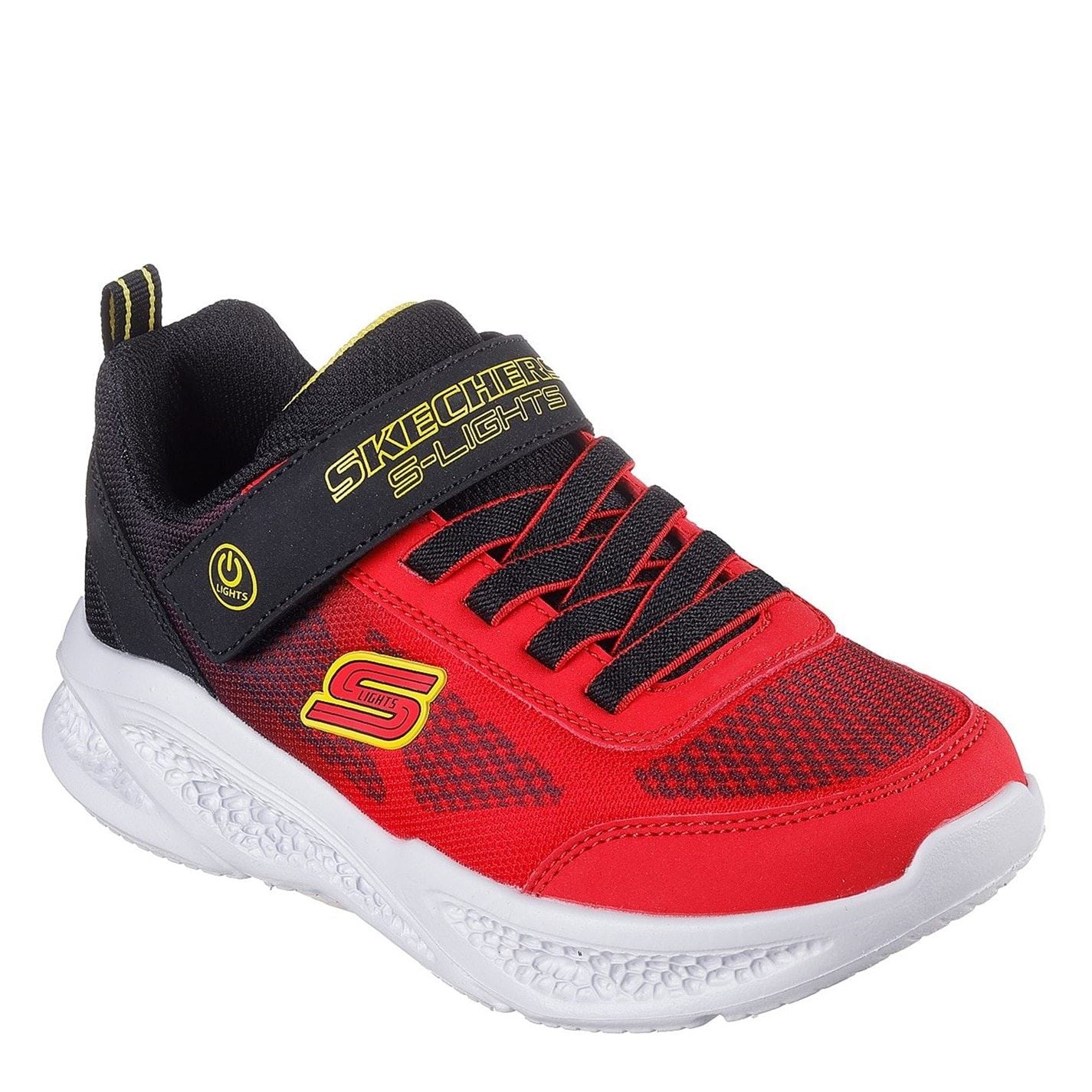 Skechers Lighted Gore  And  Strap Sneaker W Mult Light Up Trainers Boys