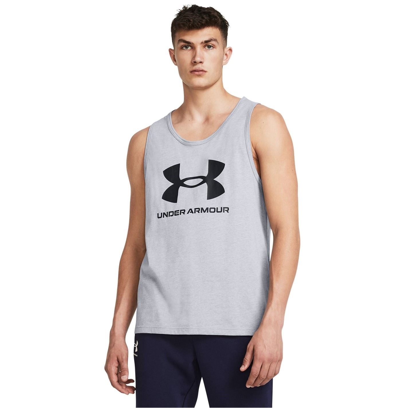 Under Armour Mens Armour Ua Sportstyle Logo Tank Vest