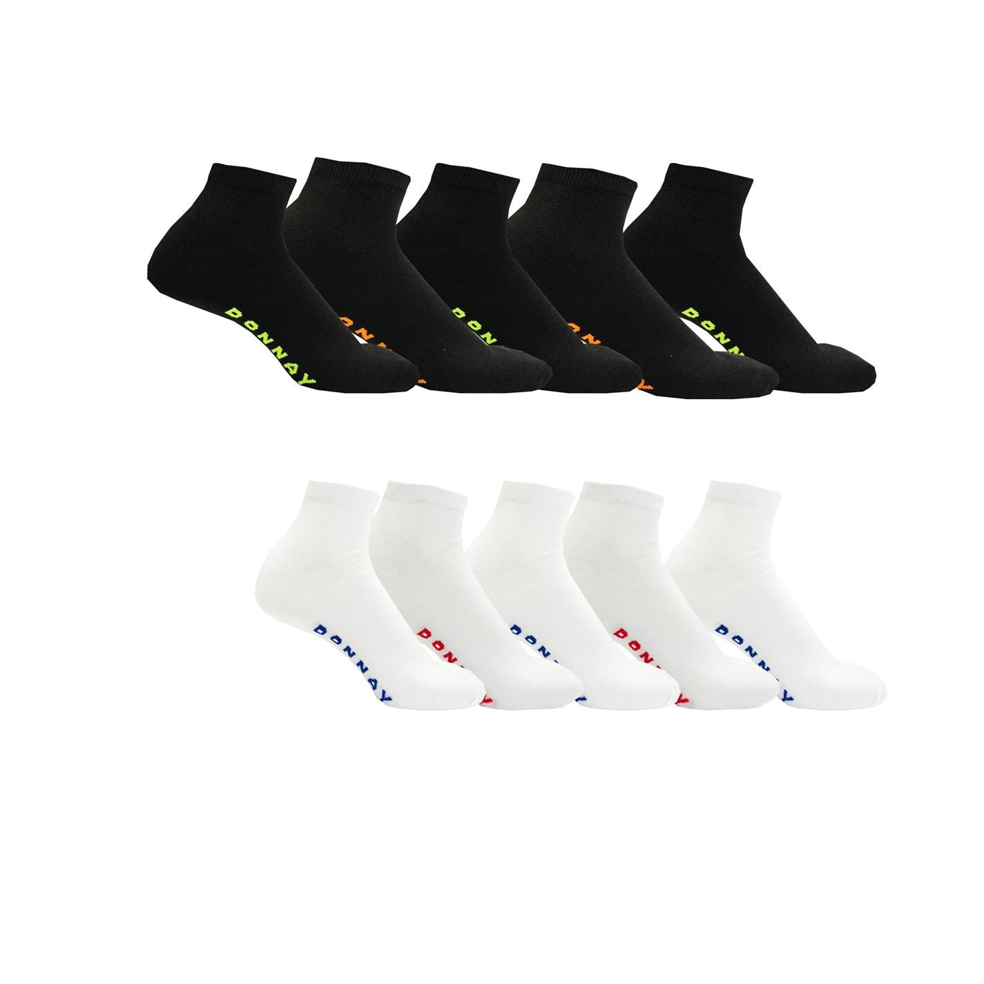 Donnay Mens 10 Pack Trainer Socks Plus Size