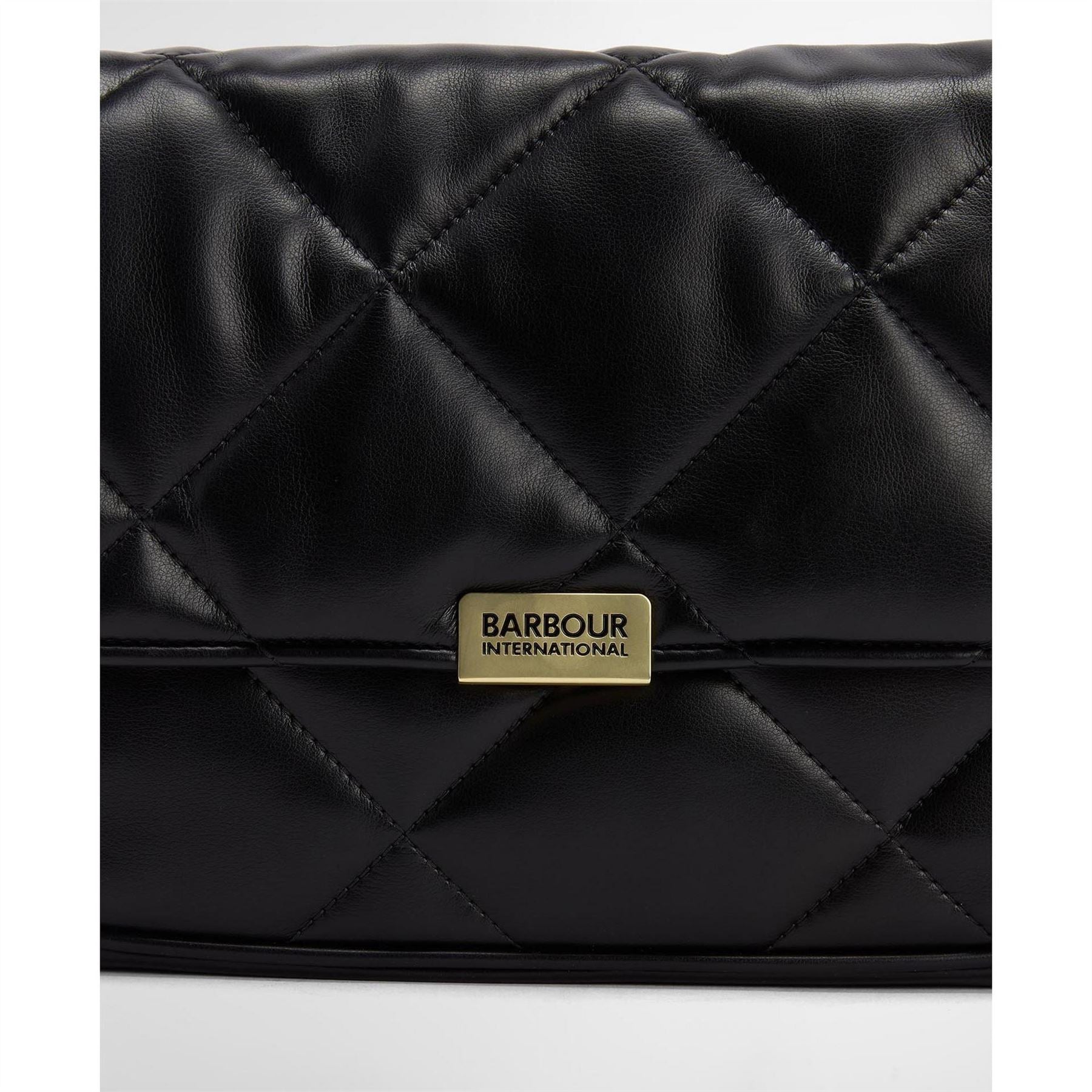 Barbour International Quilted Shoulder Bag