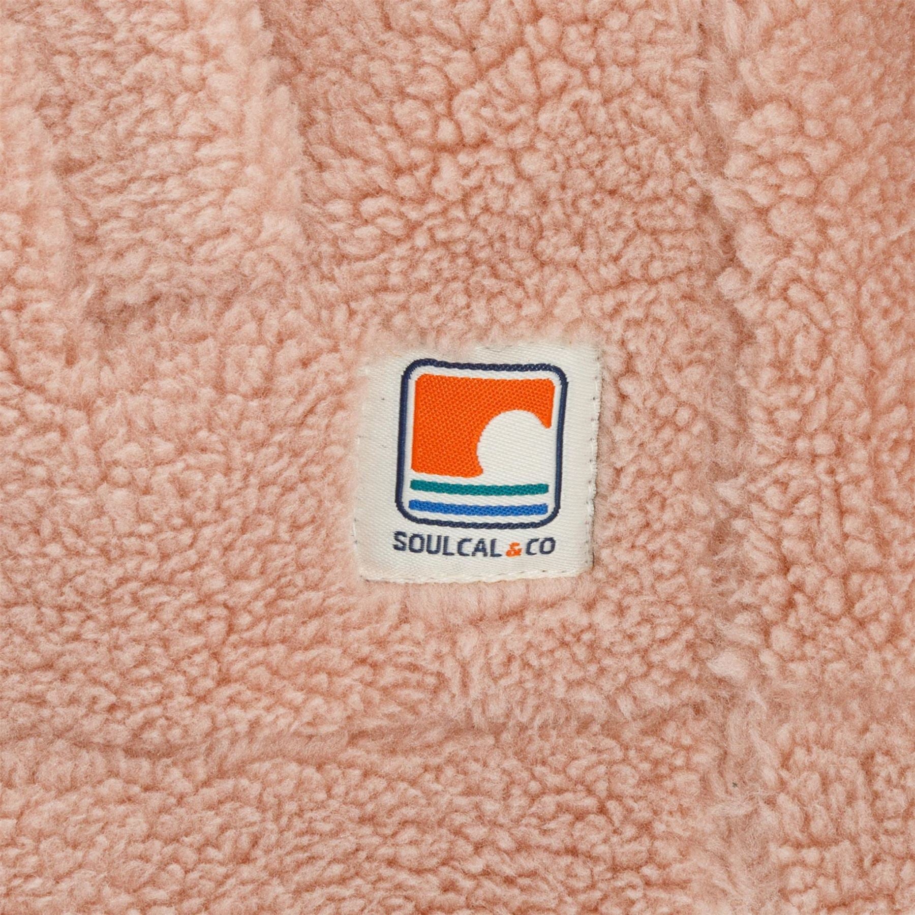 SoulCal Cal Sherpa Hooded Jacket Ladies