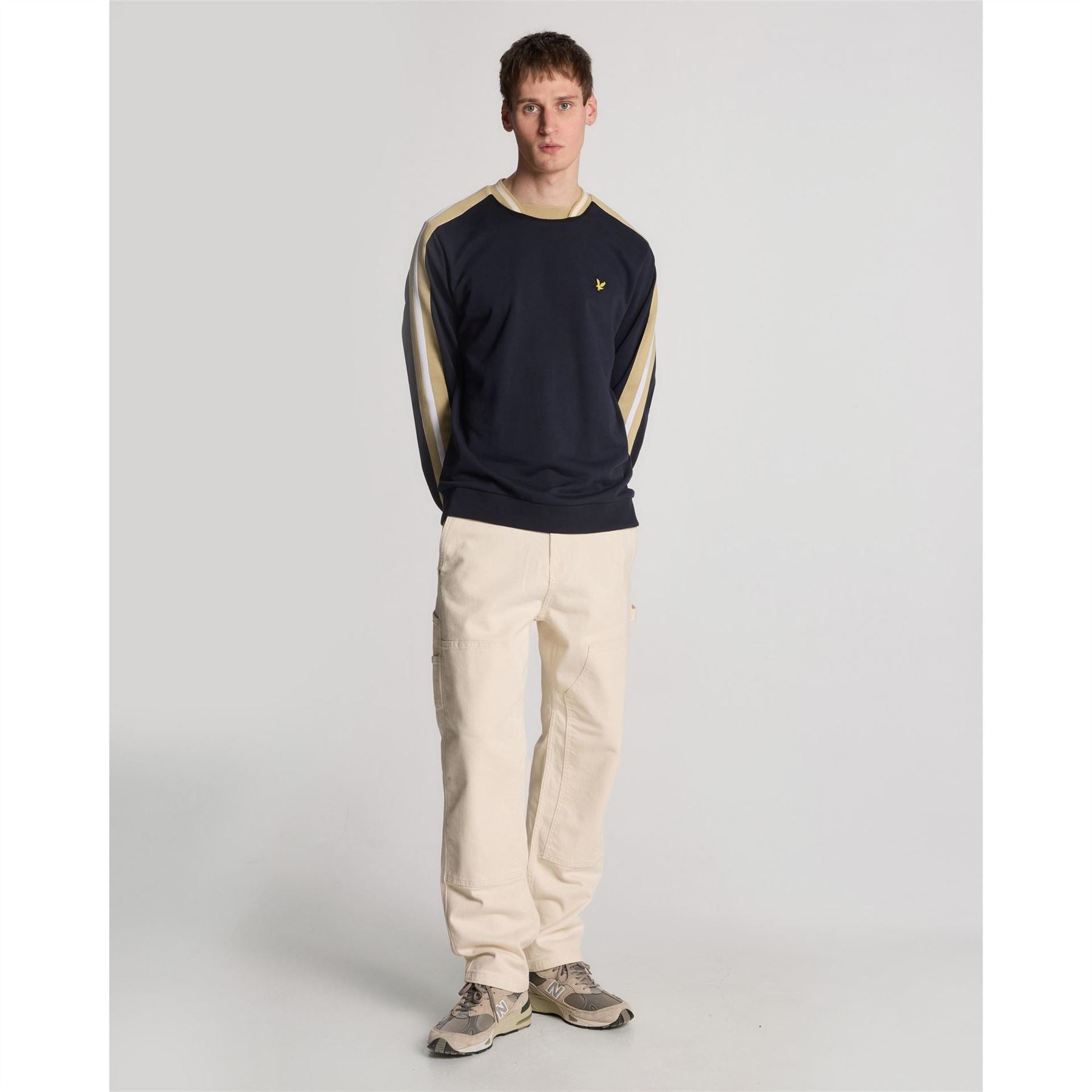 Lyle and Scott Taped Crew Sweatshirt