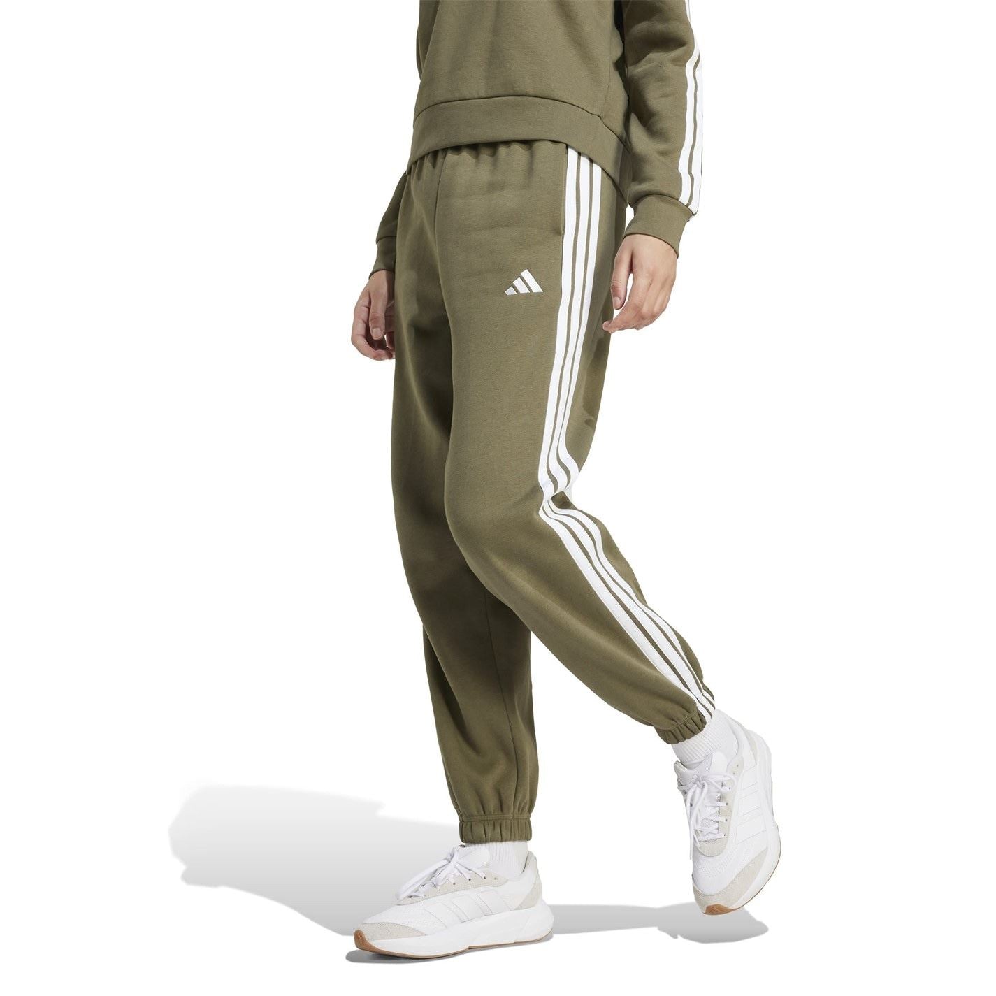adidas Womens Essentials 3 Stripes Pants Slim
