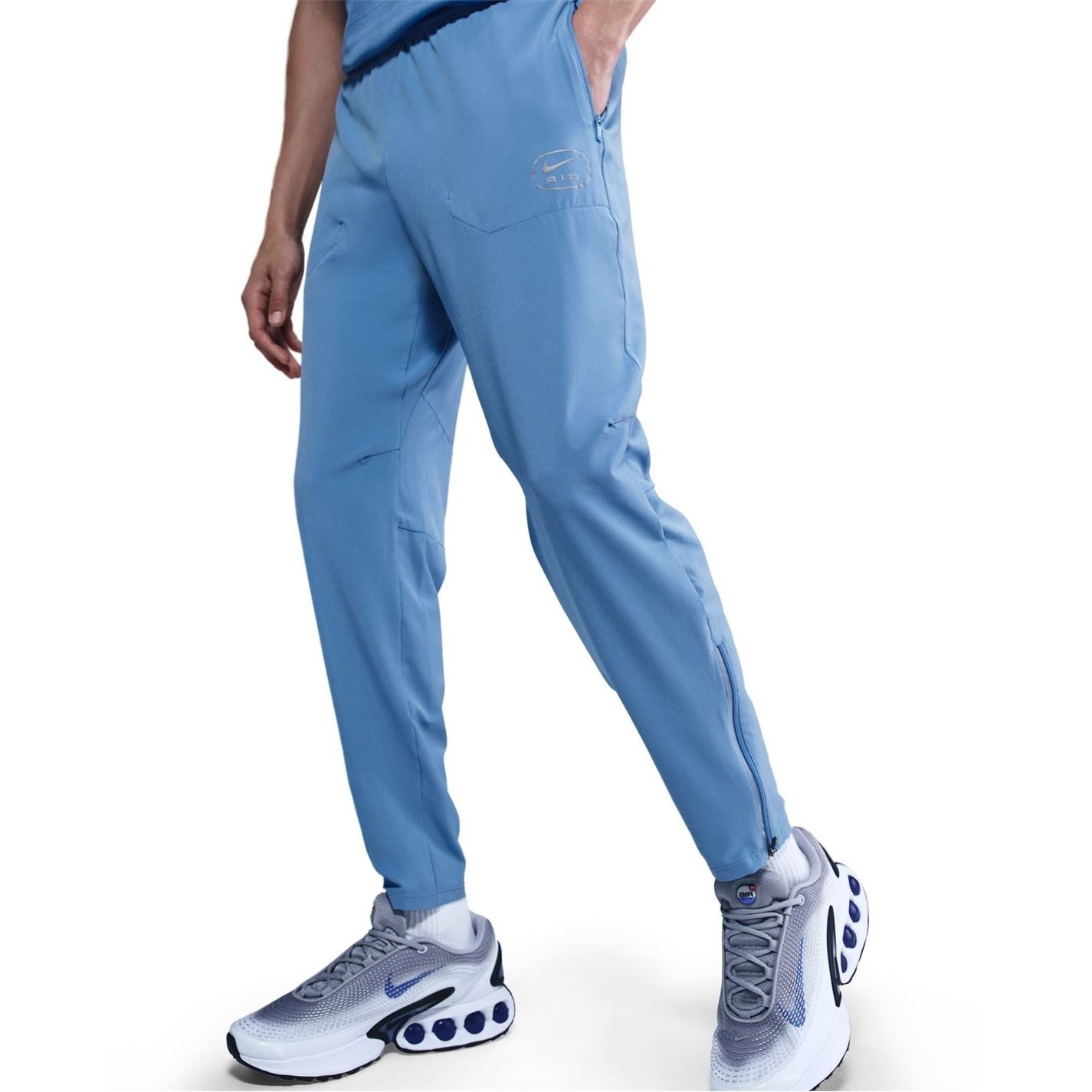 Nike Air Run Solid Patterned Track Pants