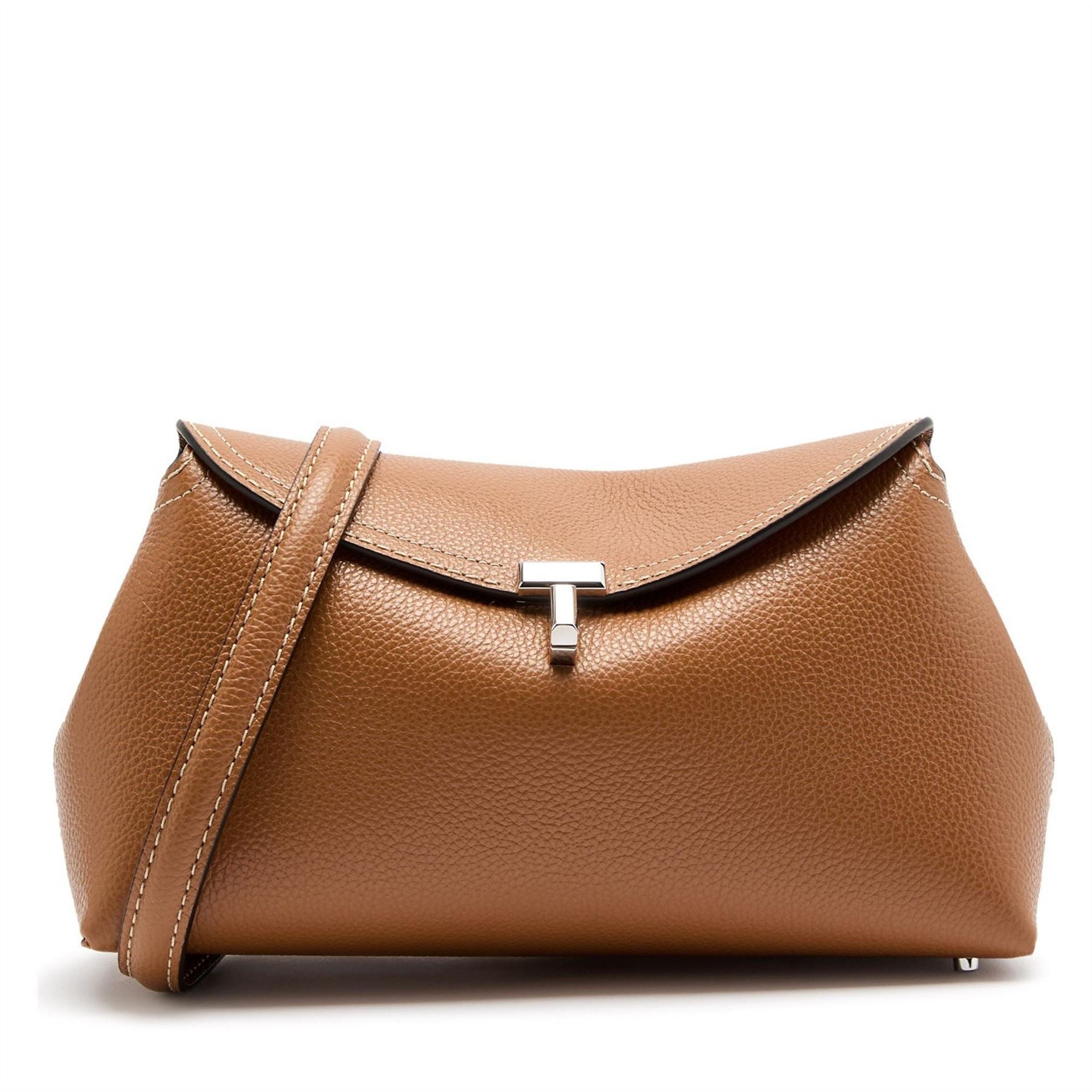 Toteme Lock Clutch Grain Leather