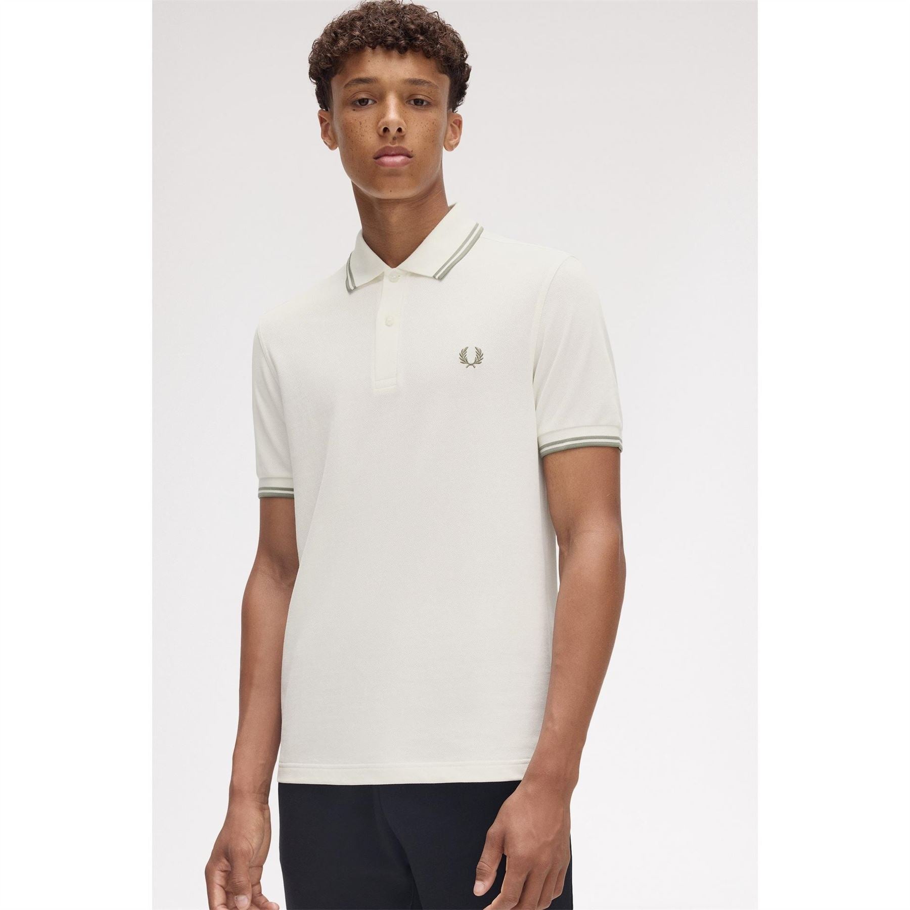 Fred Perry Sleeve Twin Tipped Polo Shirt